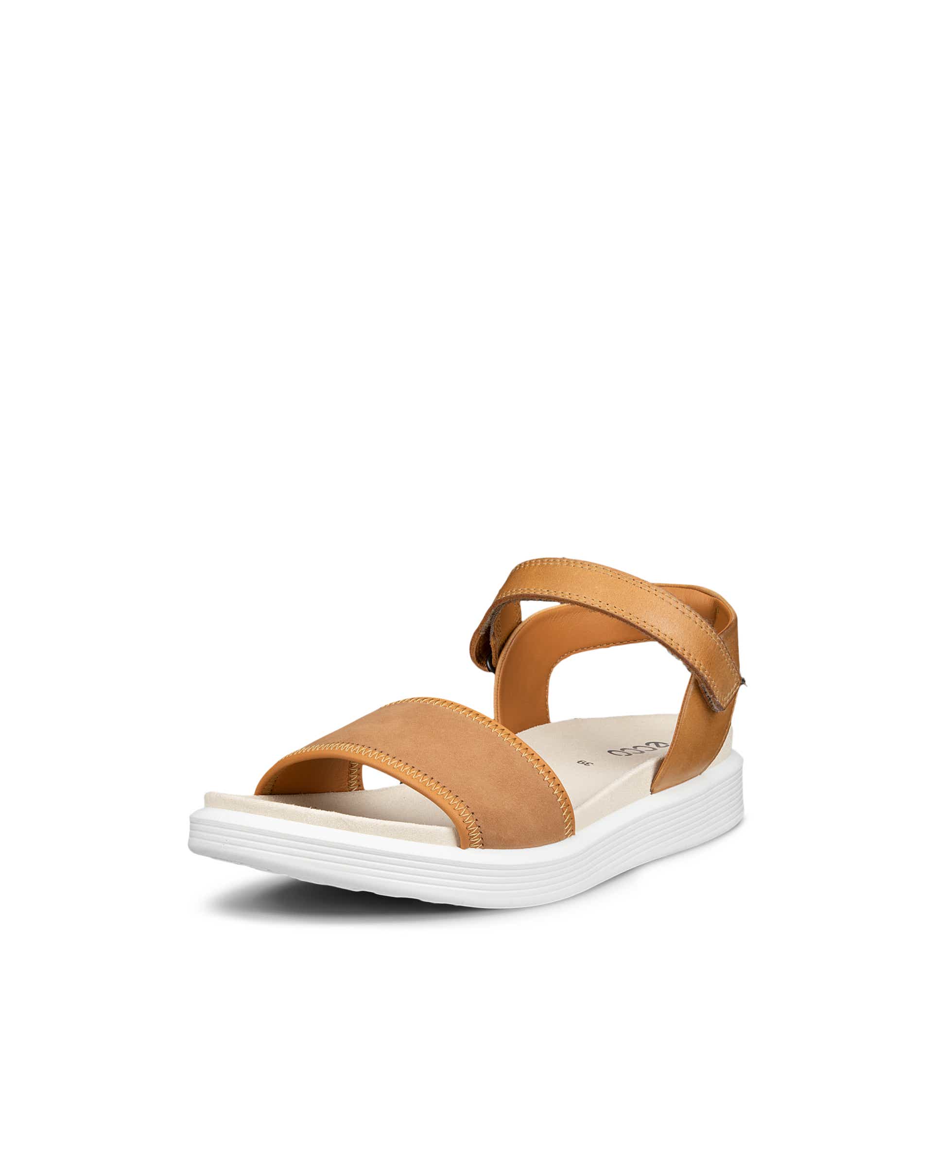 ECCO SOFT WOMEN'S 2-STRAP SANDAL - Brown - Main