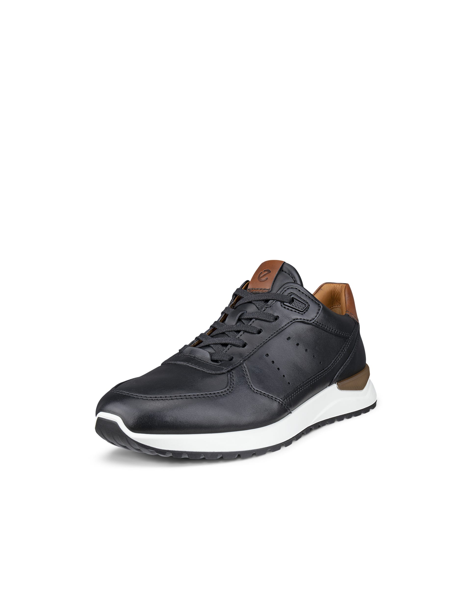 Men's ECCO® ASTIR NEO Leather Sneaker - Black - Main