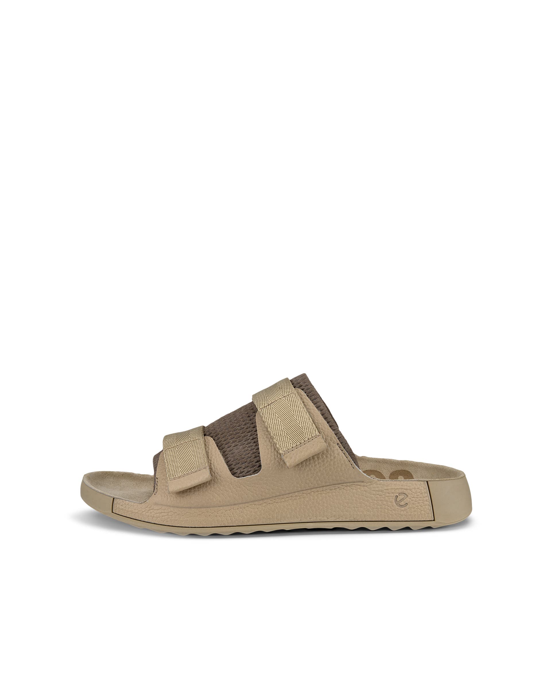 ECCO® COZMO Herren Ledersandale mit zwei Riemen - Braun - Outside