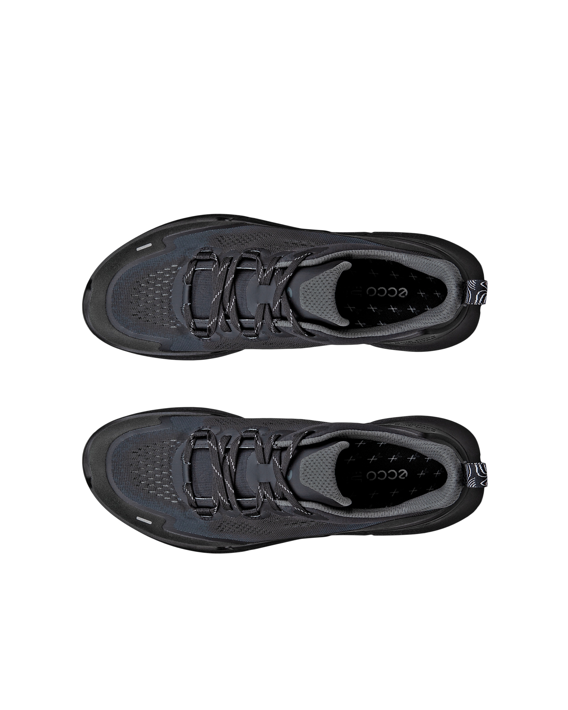 ECCO® BIOM 2.2 dames sneaker van textiel - Zwart - Top left pair