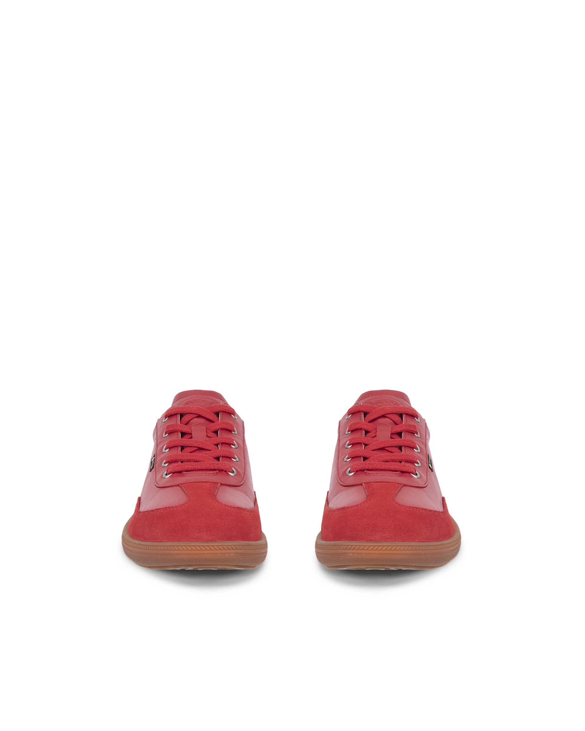 Ténis couro Gore-Tex mulher ECCO® SOFT 11 - Vermelho - Front pair