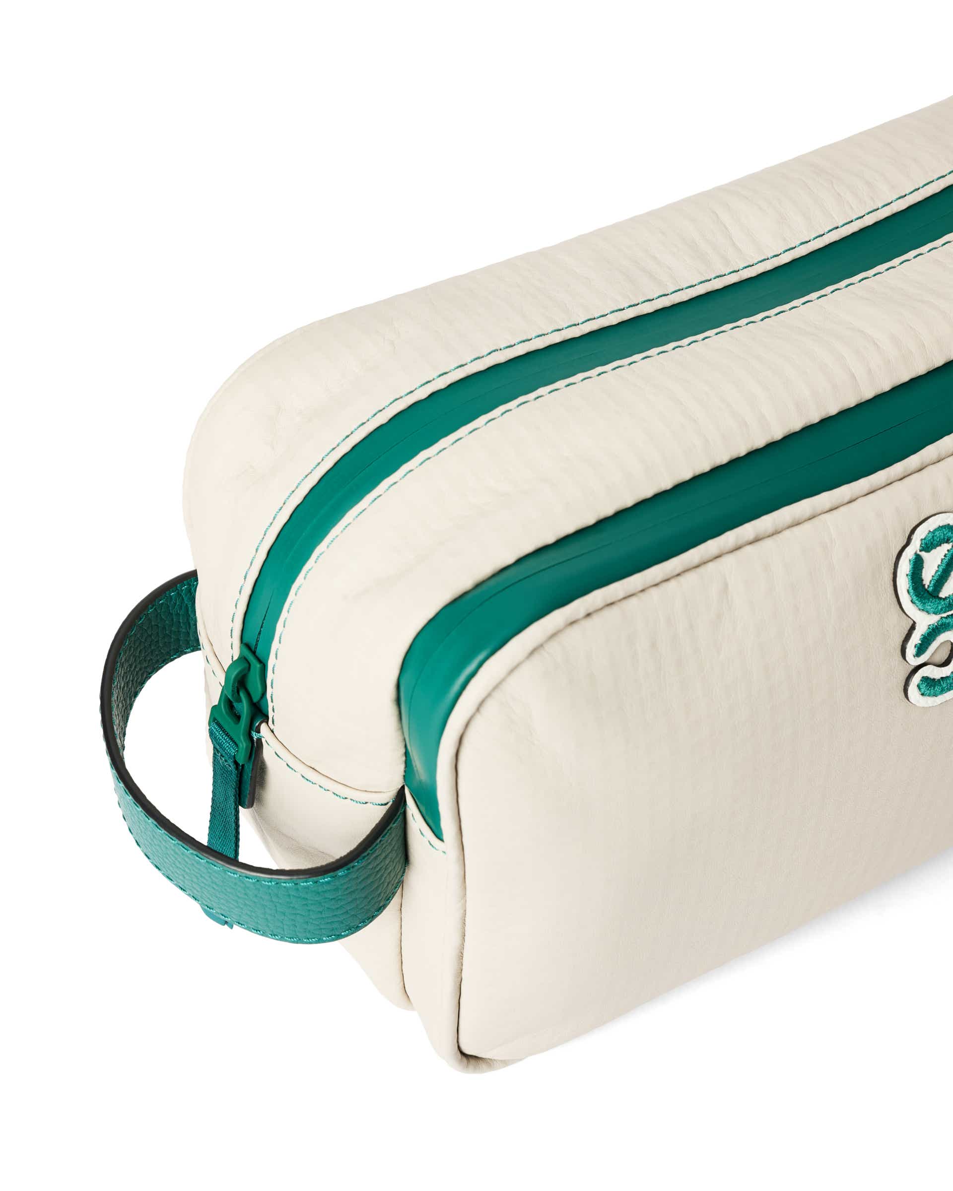 ECCO® Golf Zefer Leather Pouch Bag - Beige - Detail-1