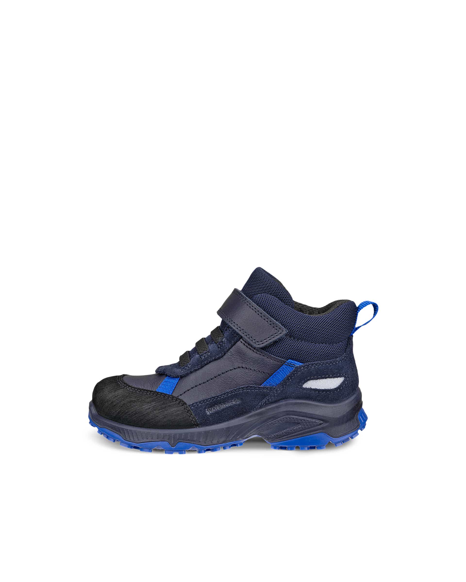 Botins caminhada couro criança ECCO® RECEPTOR XP K - Azul - Outside