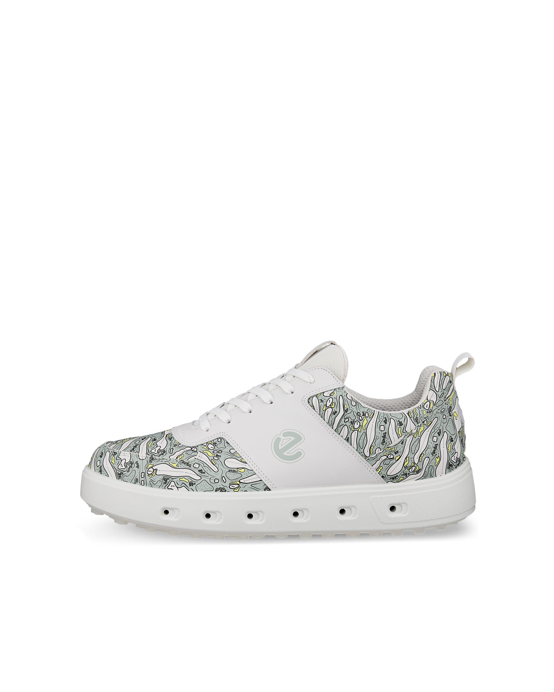 ECCO Golf Street 720 Hybrid Men メンズ レザーGore-Texゴルフシューズ - ホワイト - Outside