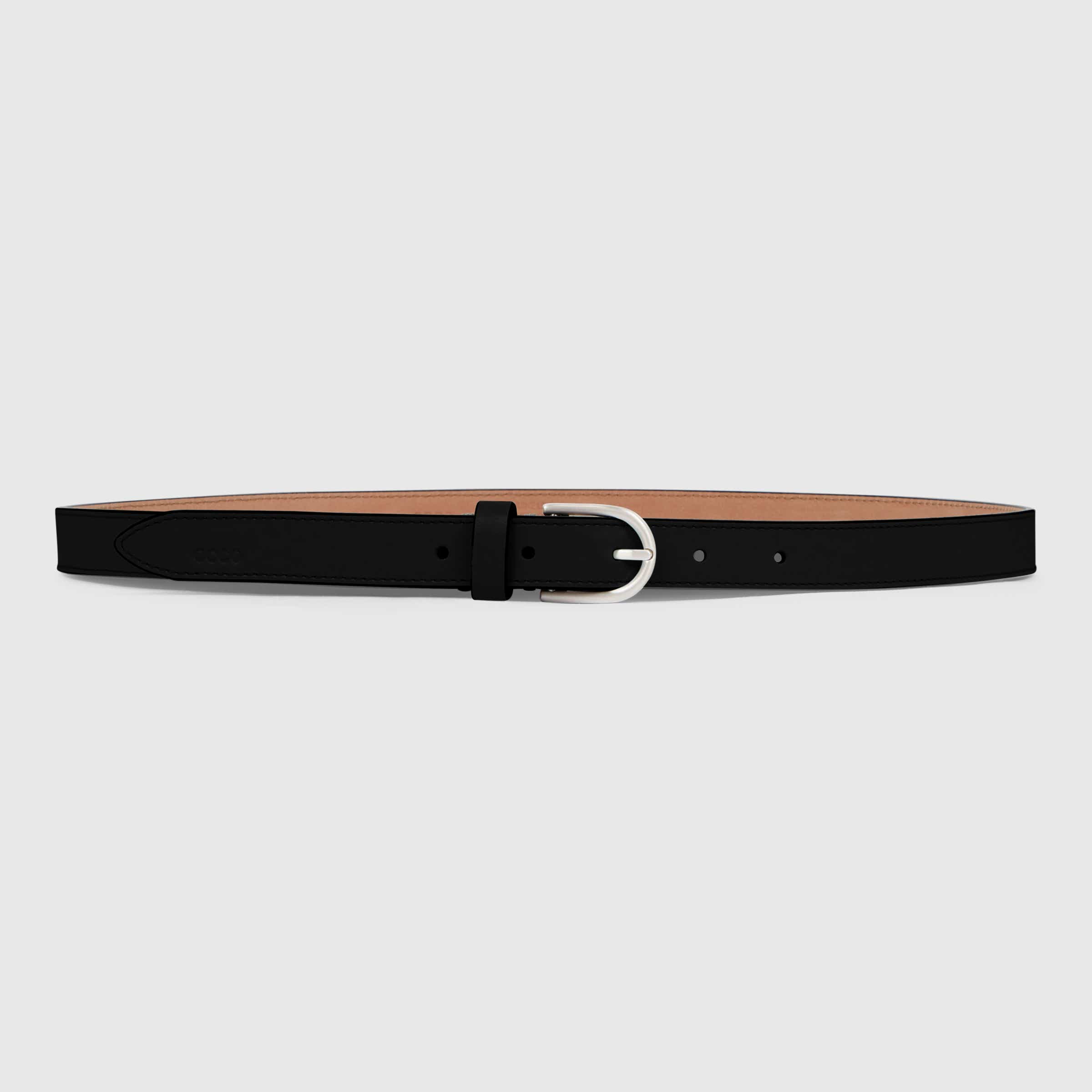 ECCO Formal Plain Belt - Black - Main