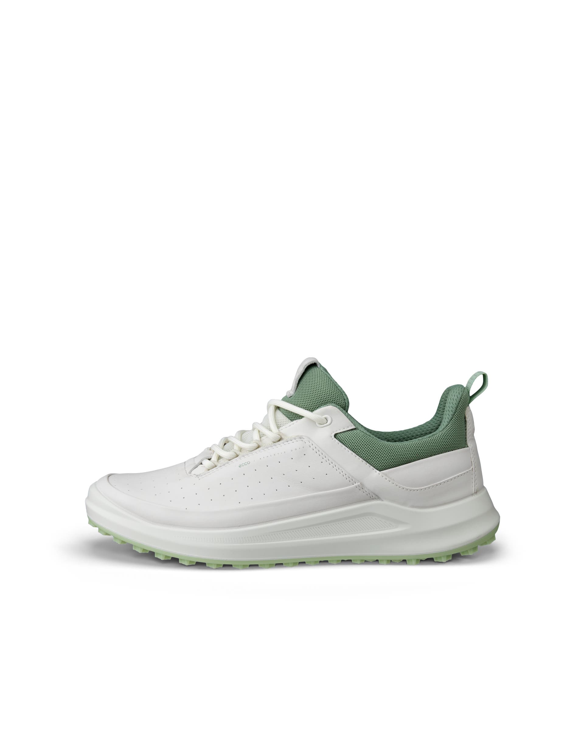 Women's ECCO® Golf Core Leather Waterproof Golf Shoe - White - Outside
