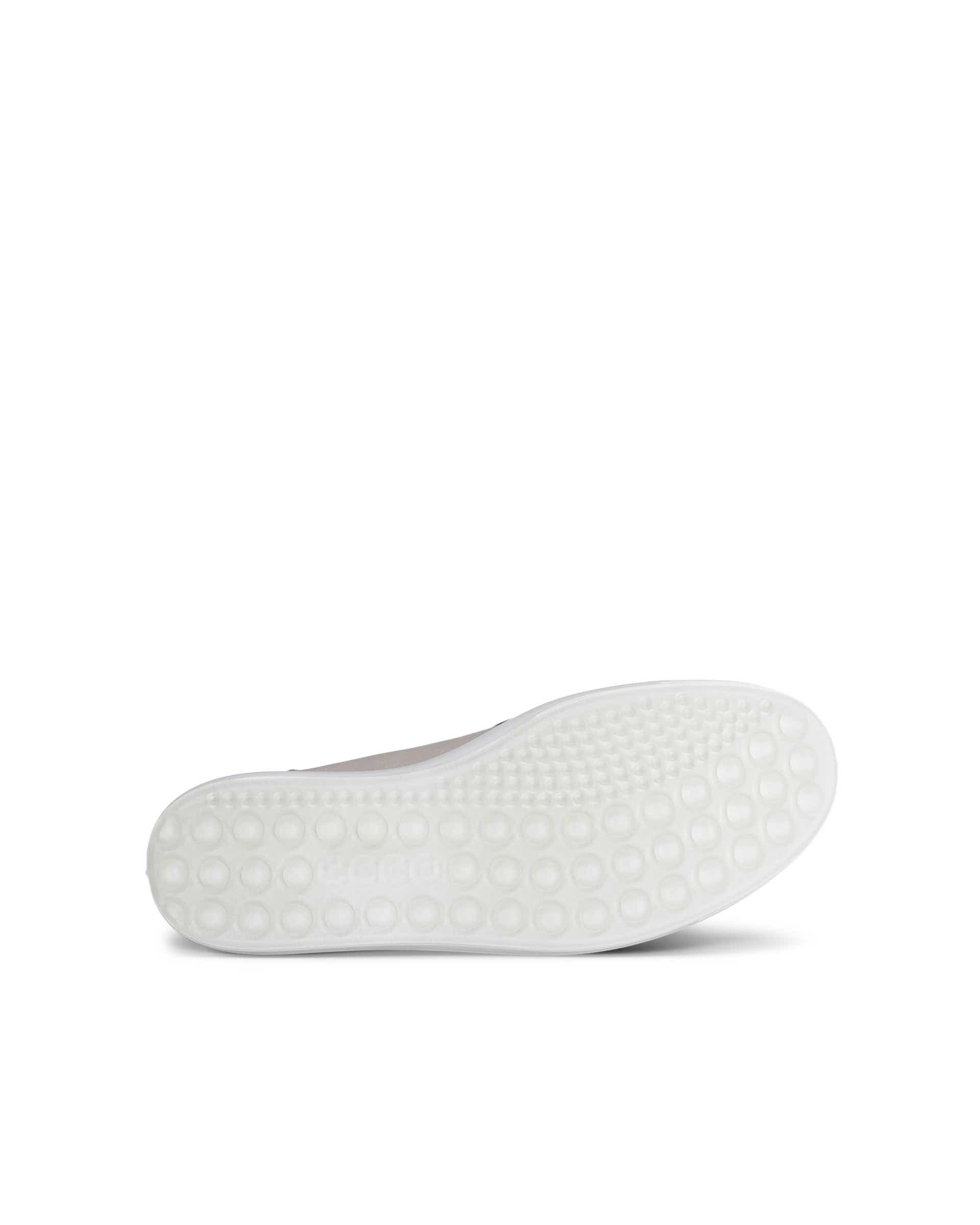 Women's ECCO® SOFT 7 Nubuck Zip Bootie - Beige - Sole