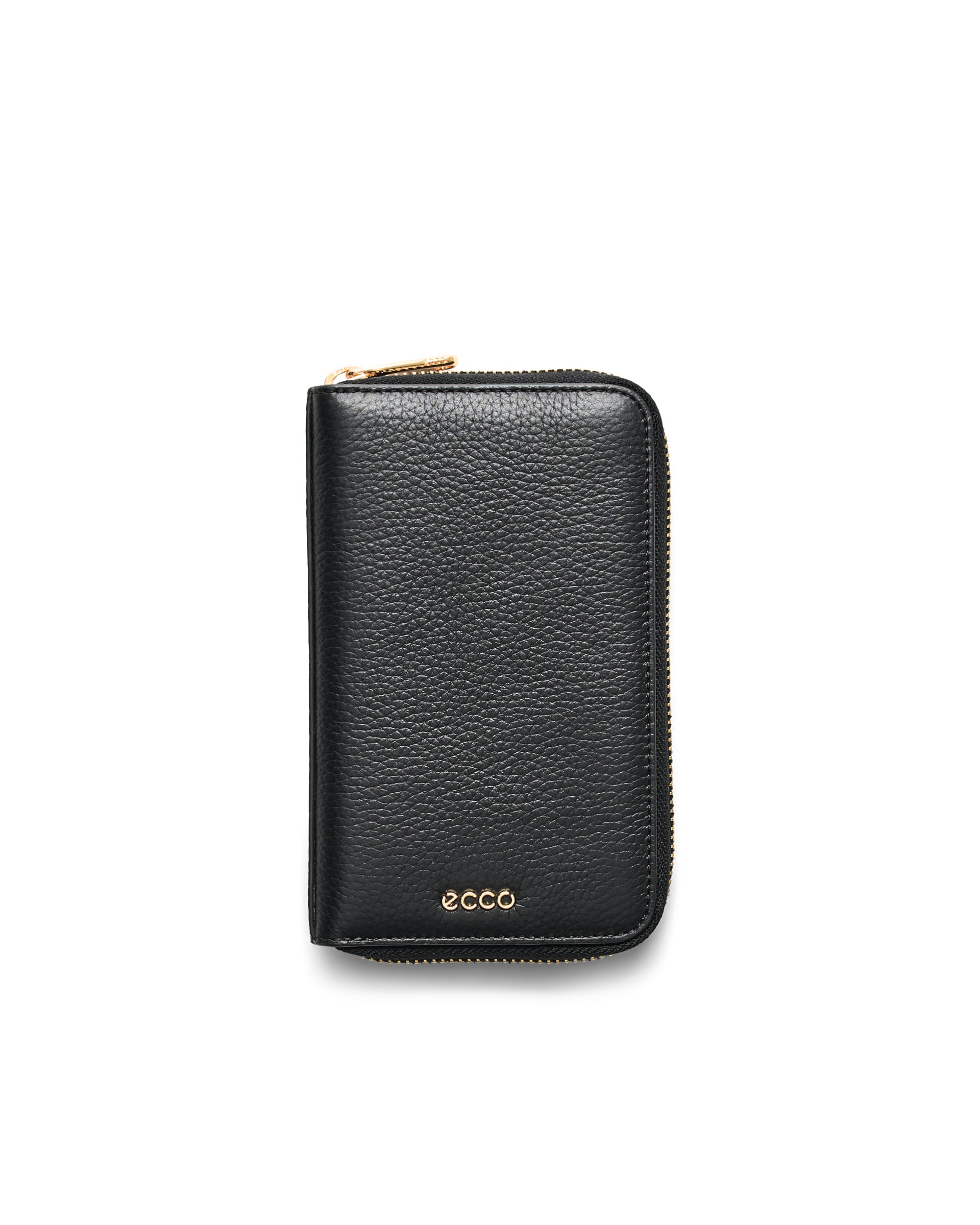 Velika usnjena denarnica ECCO® Wallet - Črna - Main