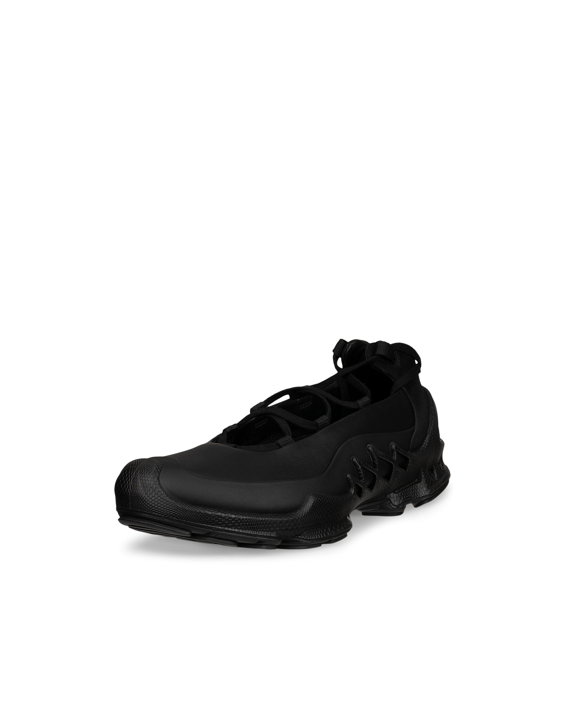 ECCO® BIOM AEX baskets sans lacets en cuir pour femme - Noir - Main