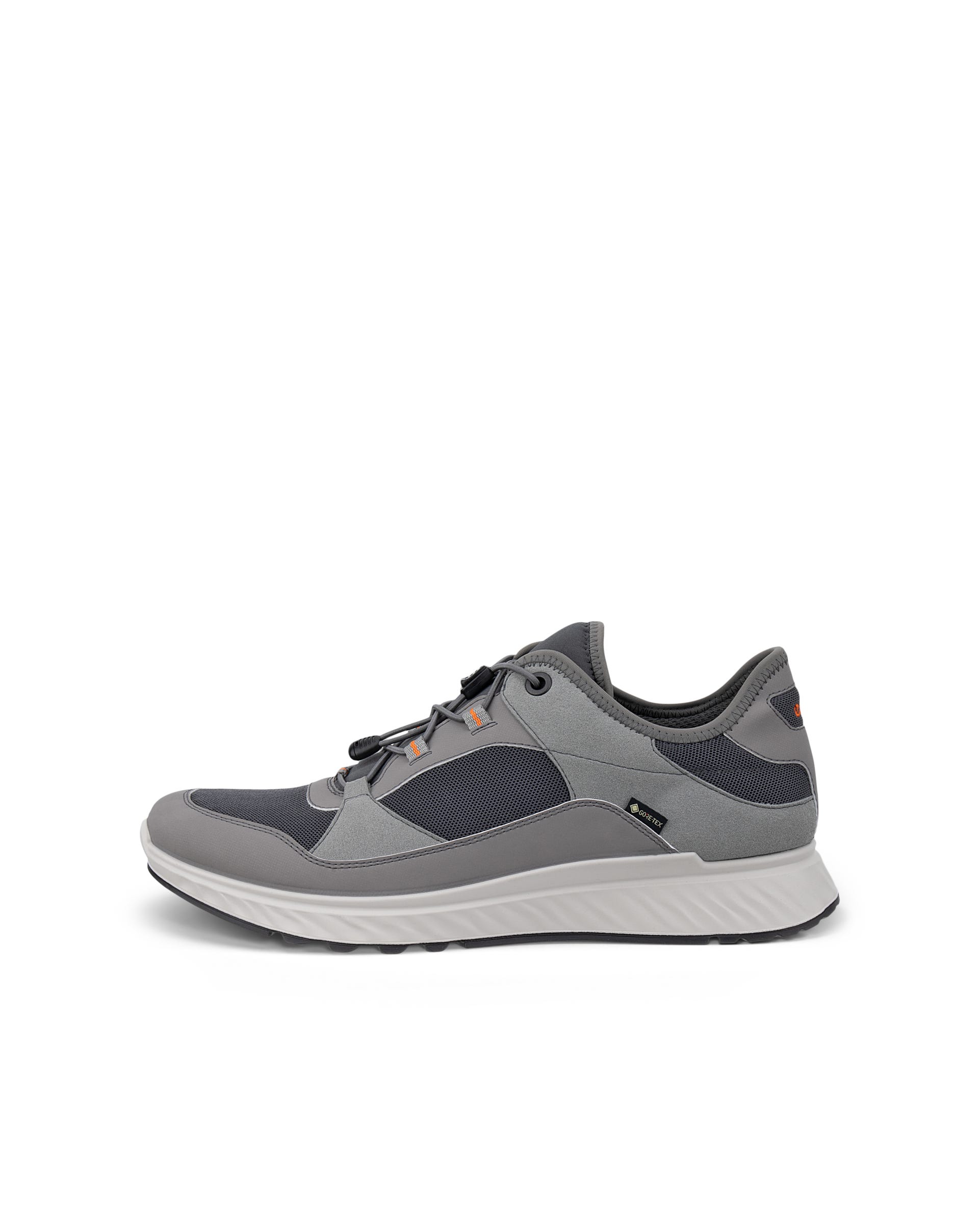 Men's ECCO® EXOSTRIDE Gore-Tex Outdoor Trainer - Grey - Outside