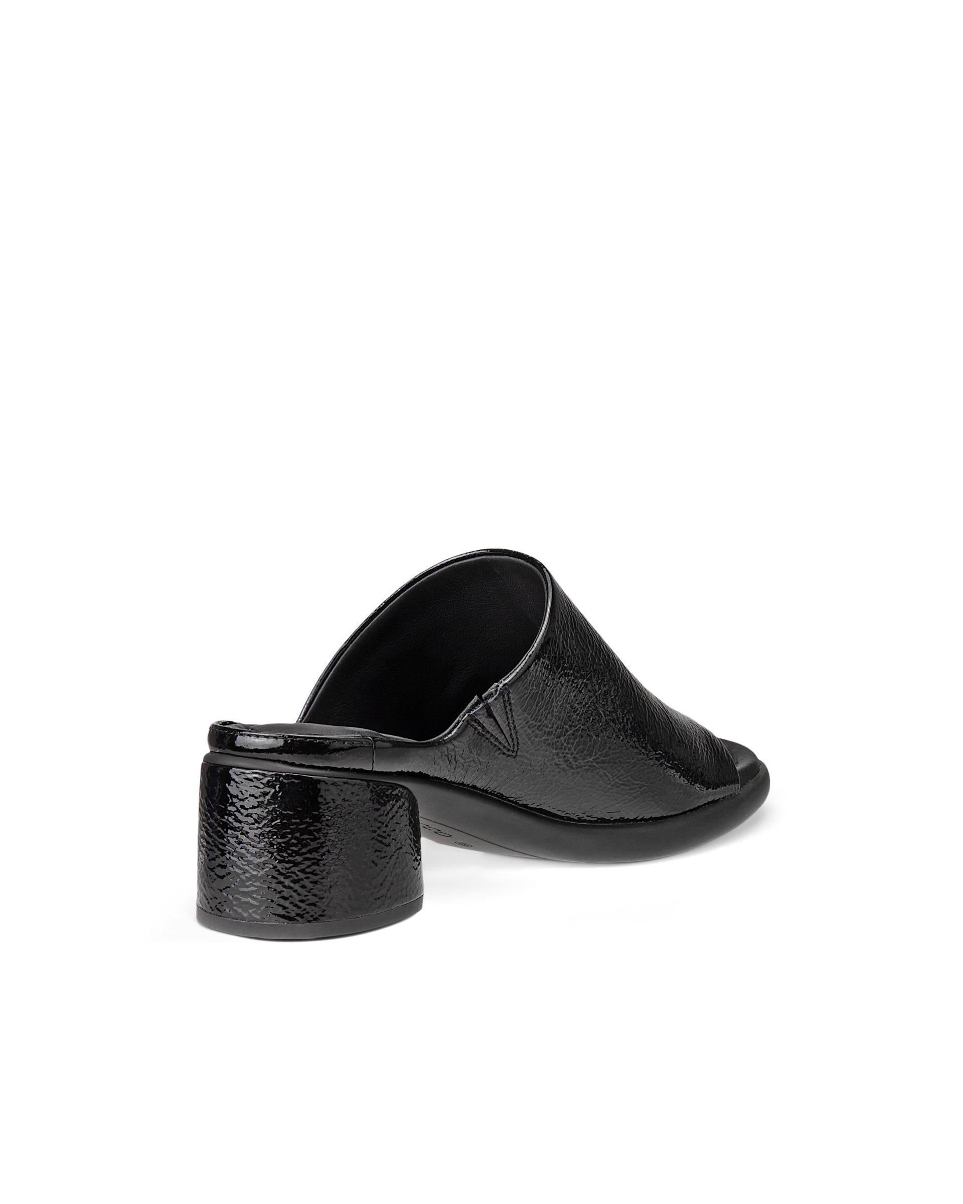 Ženski usnjeni sandali mule ECCO® Sculpted Sandal LX 35 - Črna - Back