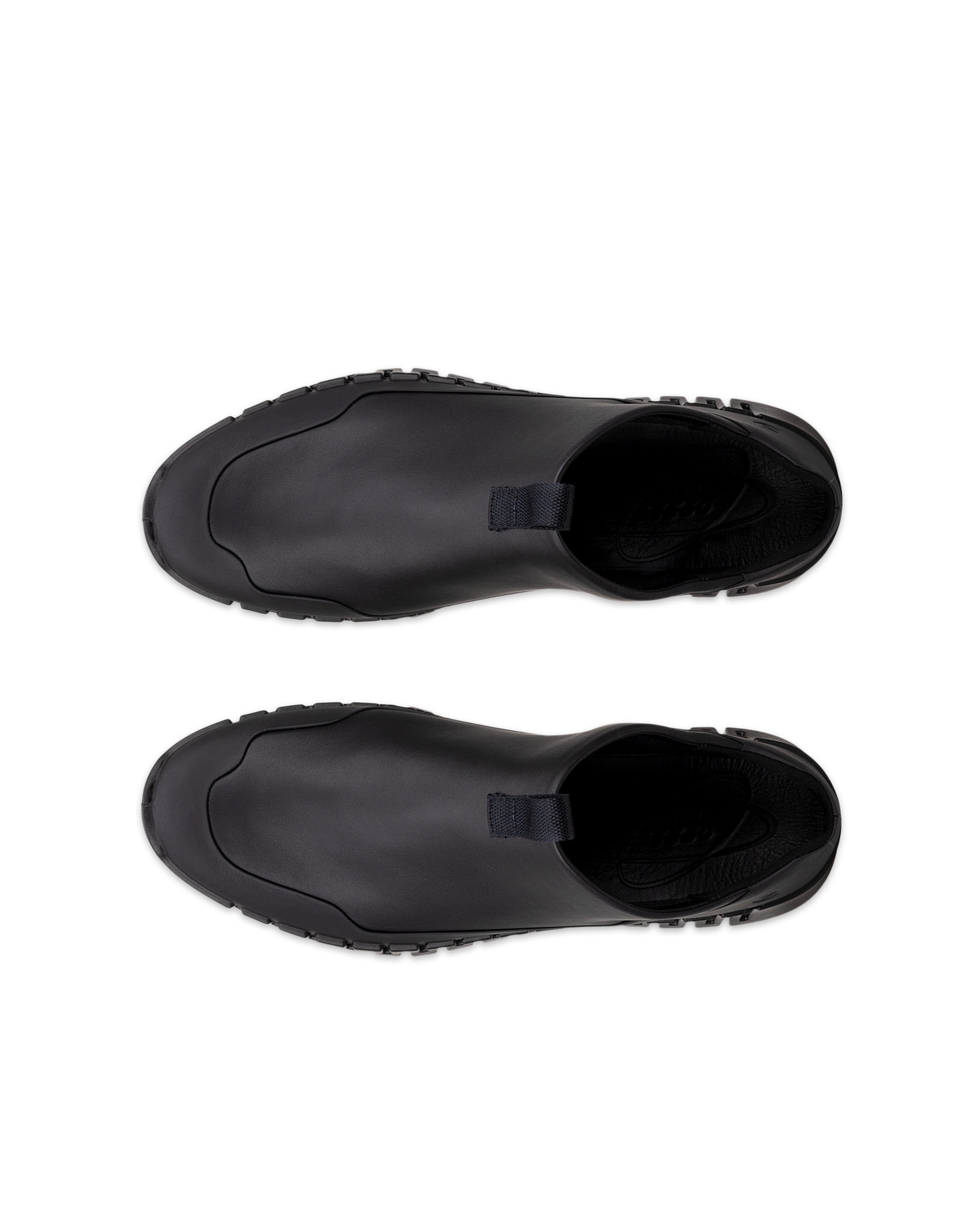 Women's ECCO® Gruuv Leather Slip-On - Black - Top left pair