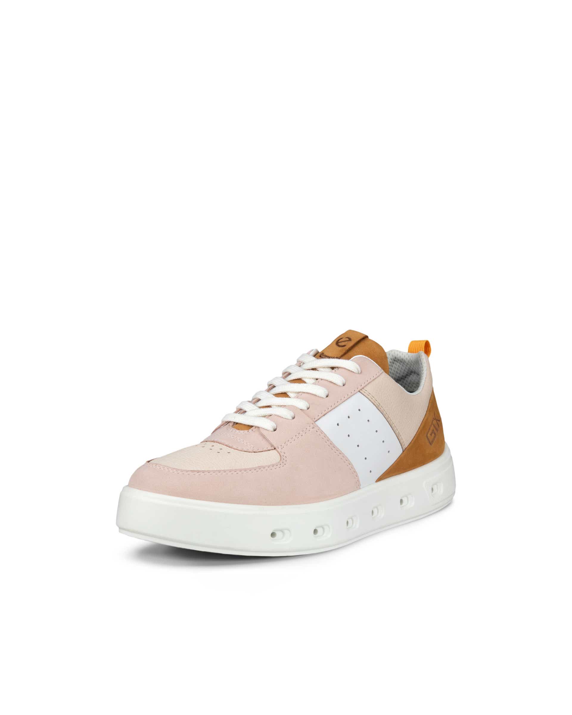 ECCO Street 720 WOMEN ウィメンズ レザーGore-Texスニーカー - ピンク - Main
