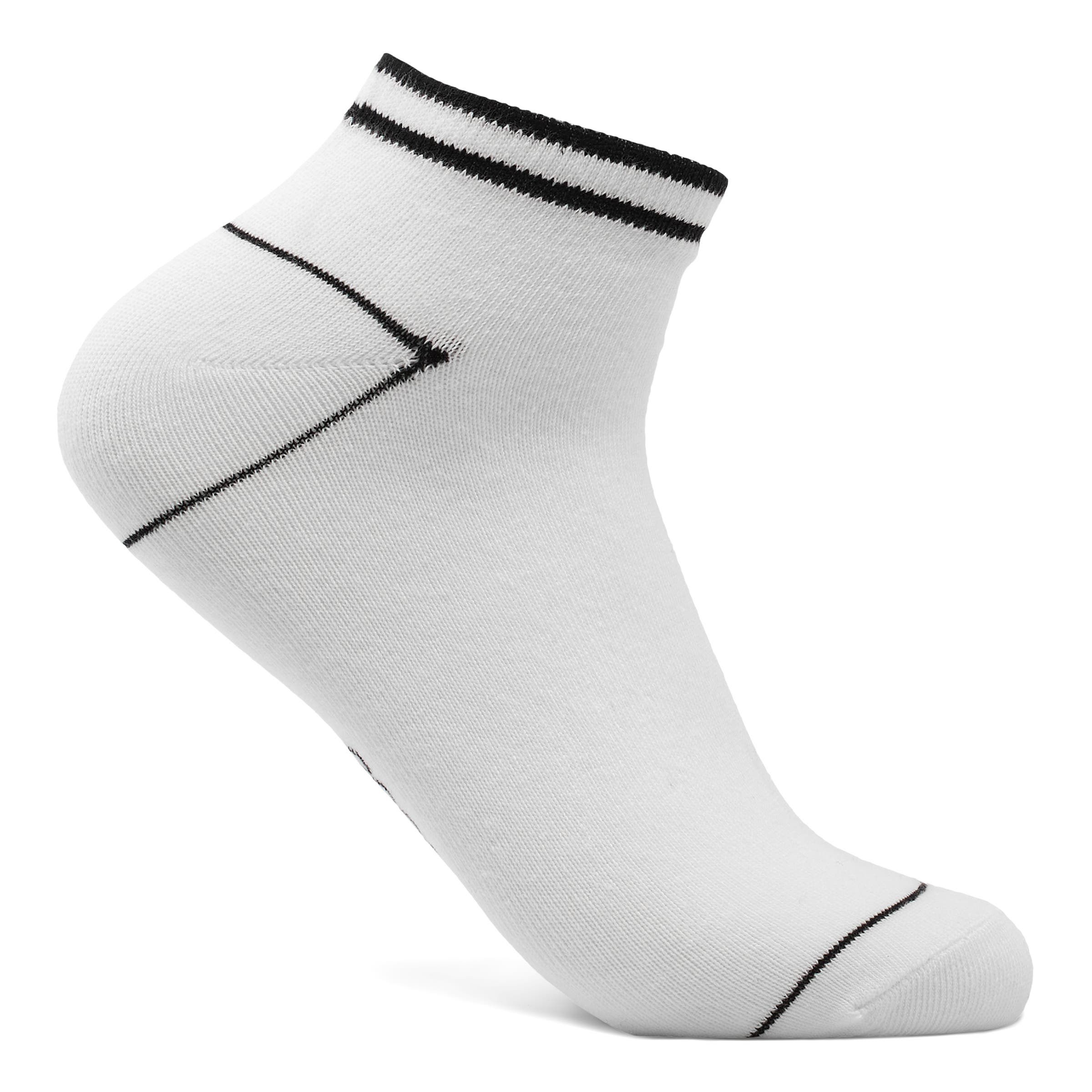 Unisex ECCO® Retro Stripe Low-Cut Socks (2-Pack) - Black - Detail-2
