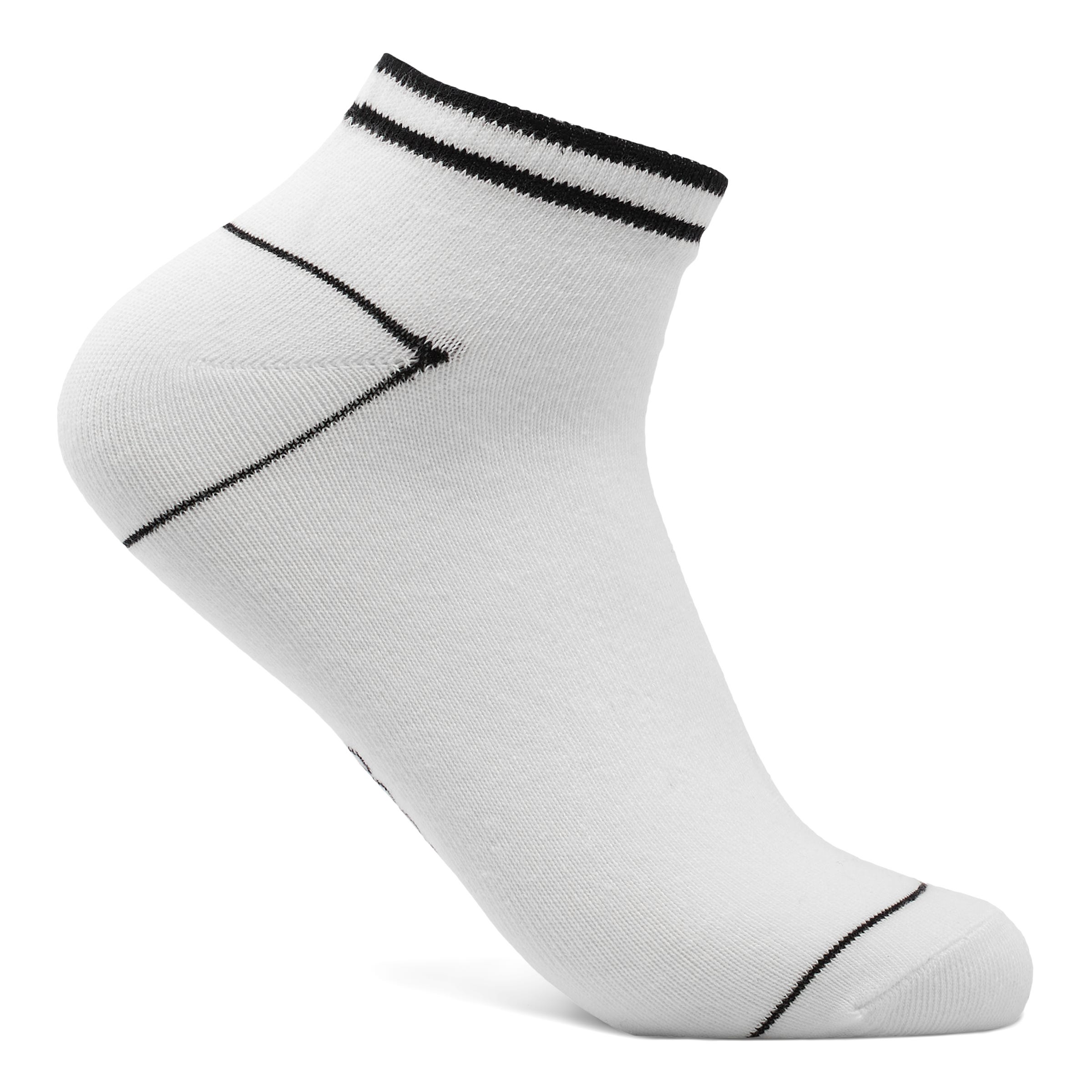Unisex ECCO® Retro Stripe Low-Cut Socks (2-Pack) - Black - Detail-2