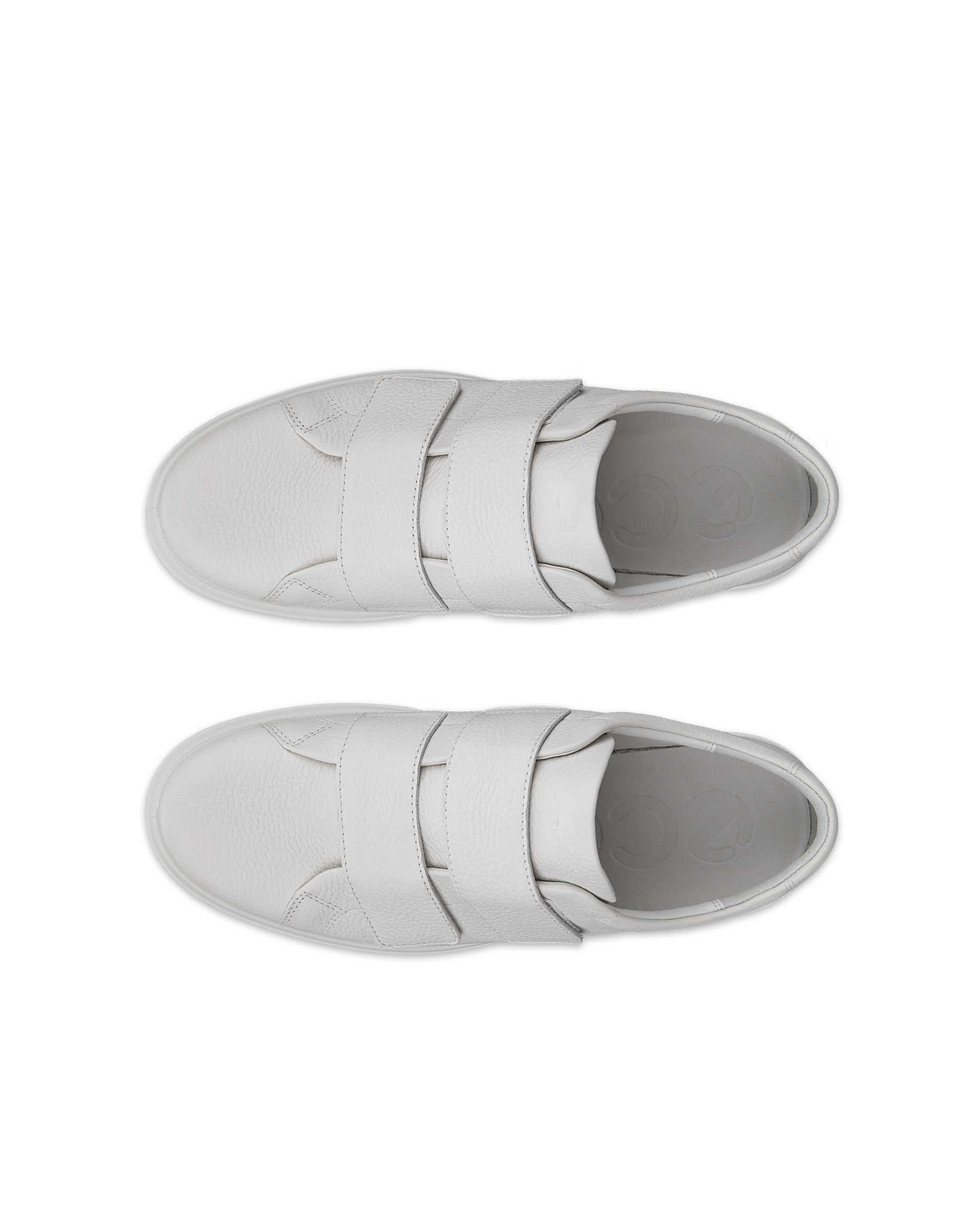 ECCO® Soft 60 Herren Ledersneaker - Weiß - Top left pair