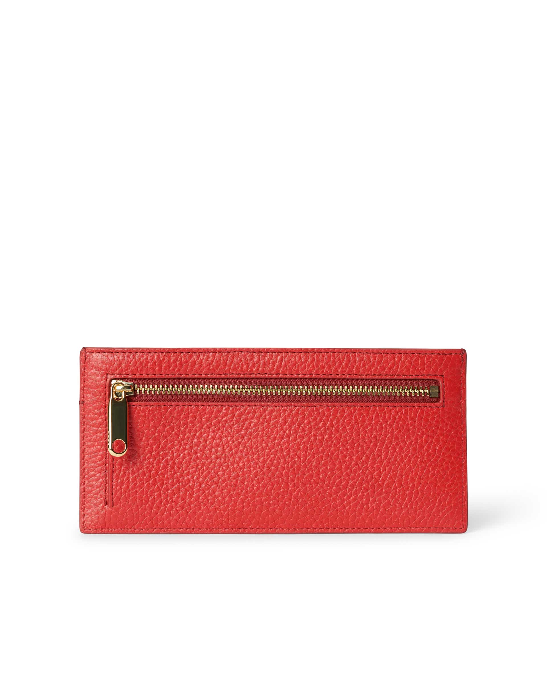 ECCO Wallet Pebbled レザーウォレット | レッド