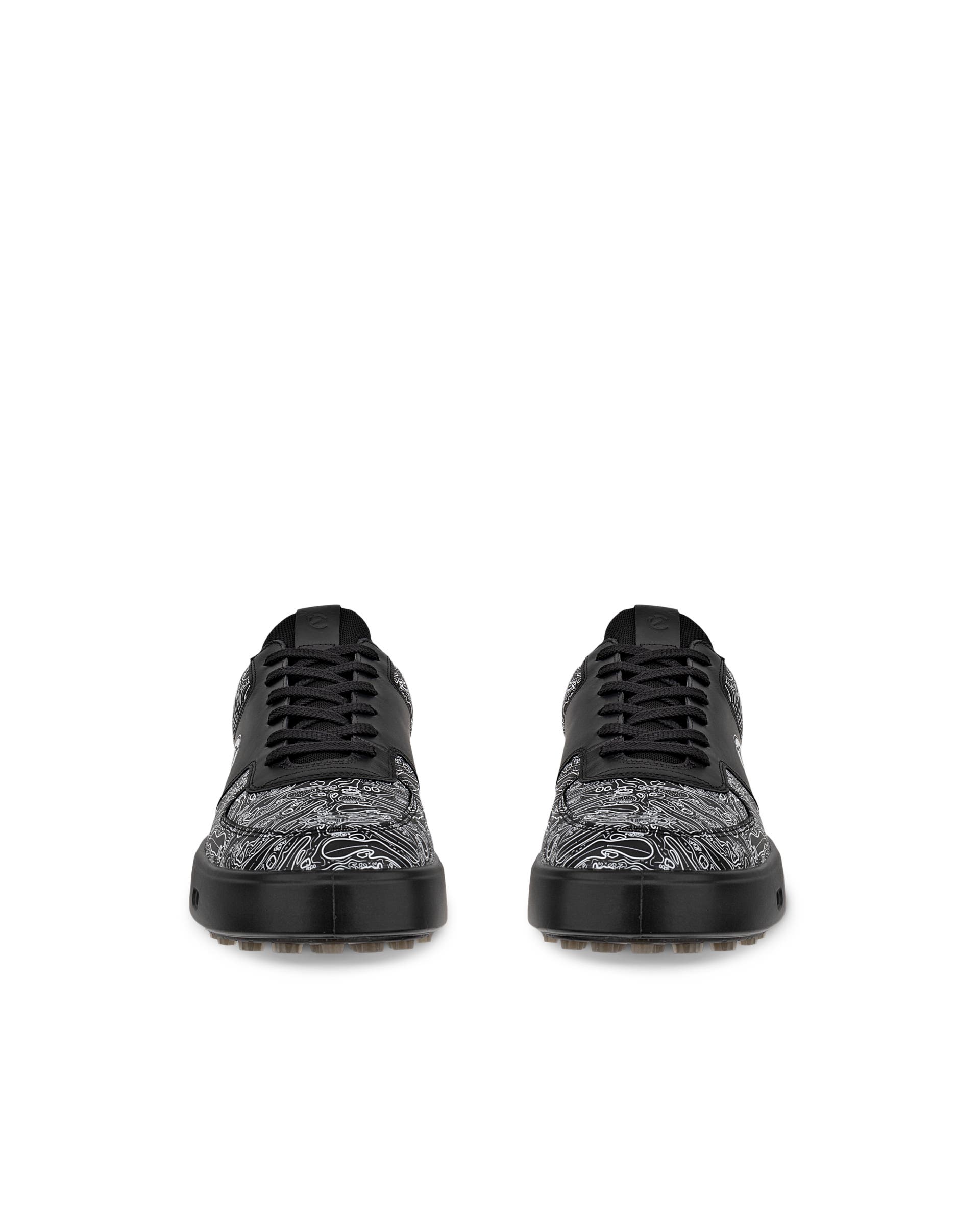 ECCO® Golf Street 720 Herren Golfschuh aus Leder mit Gore-Tex - Schwarz - Front pair