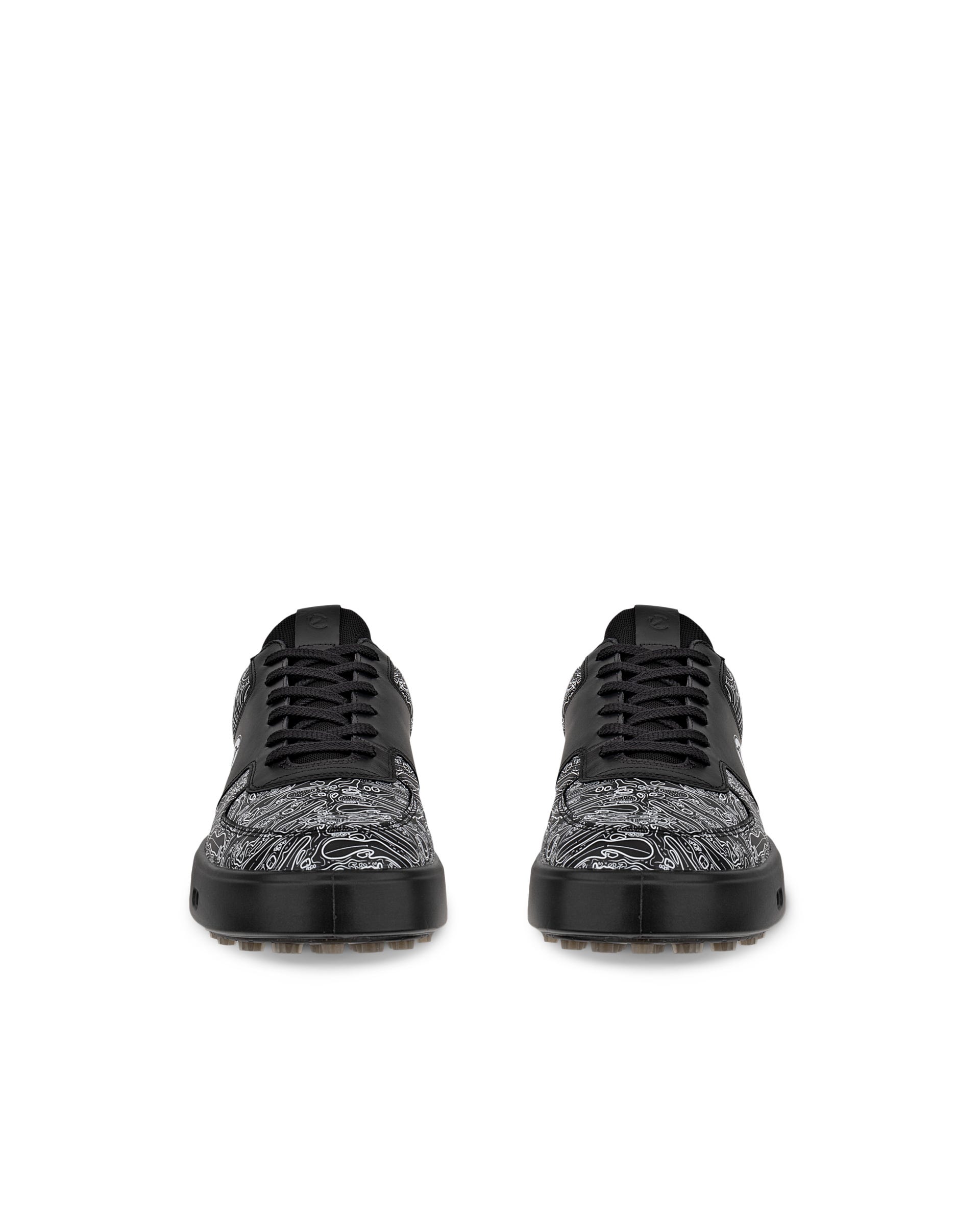 ECCO® Golf Street 720 Herren Golfschuh aus Leder mit Gore-Tex - Schwarz - Front pair