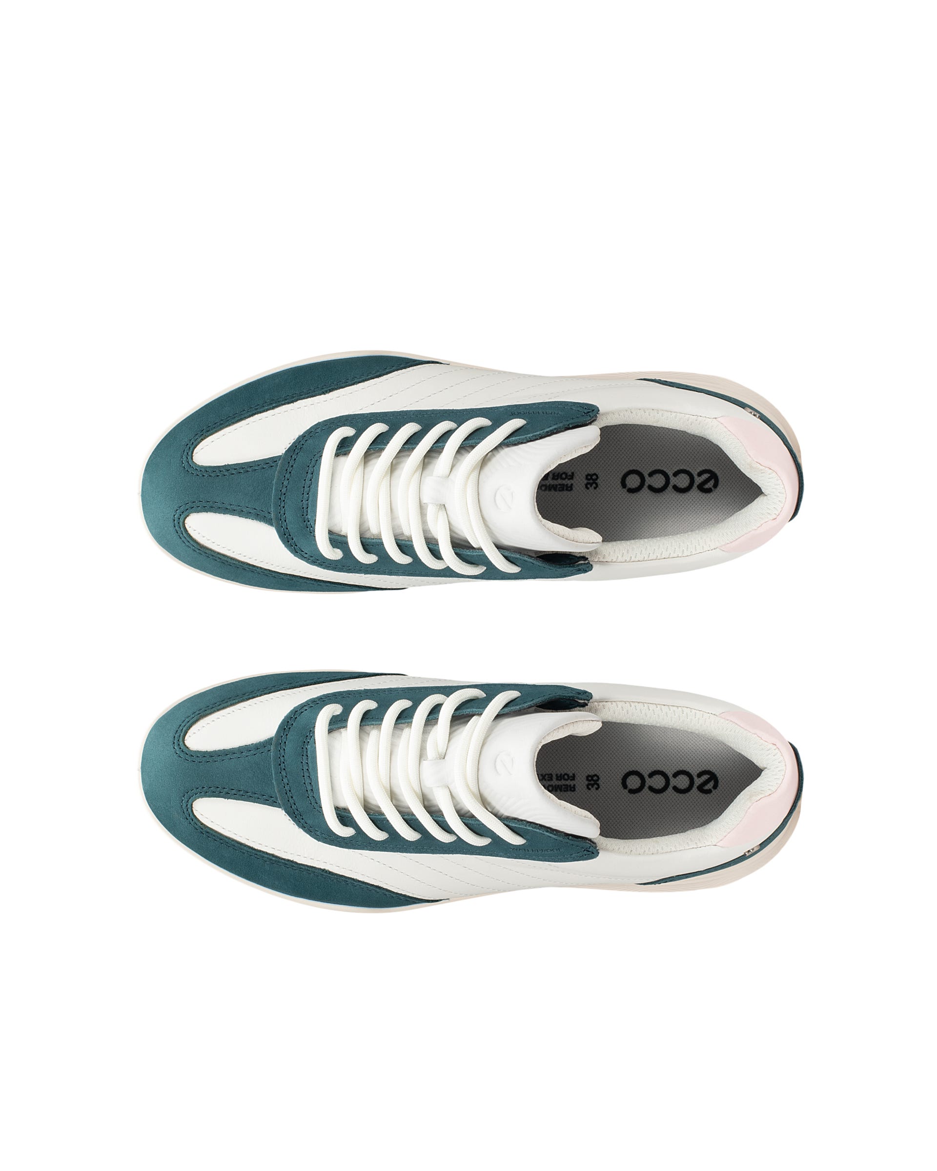 ECCO® GOLF STREET VIBE dames waterdichte leren golfschoen - Wit - Outside