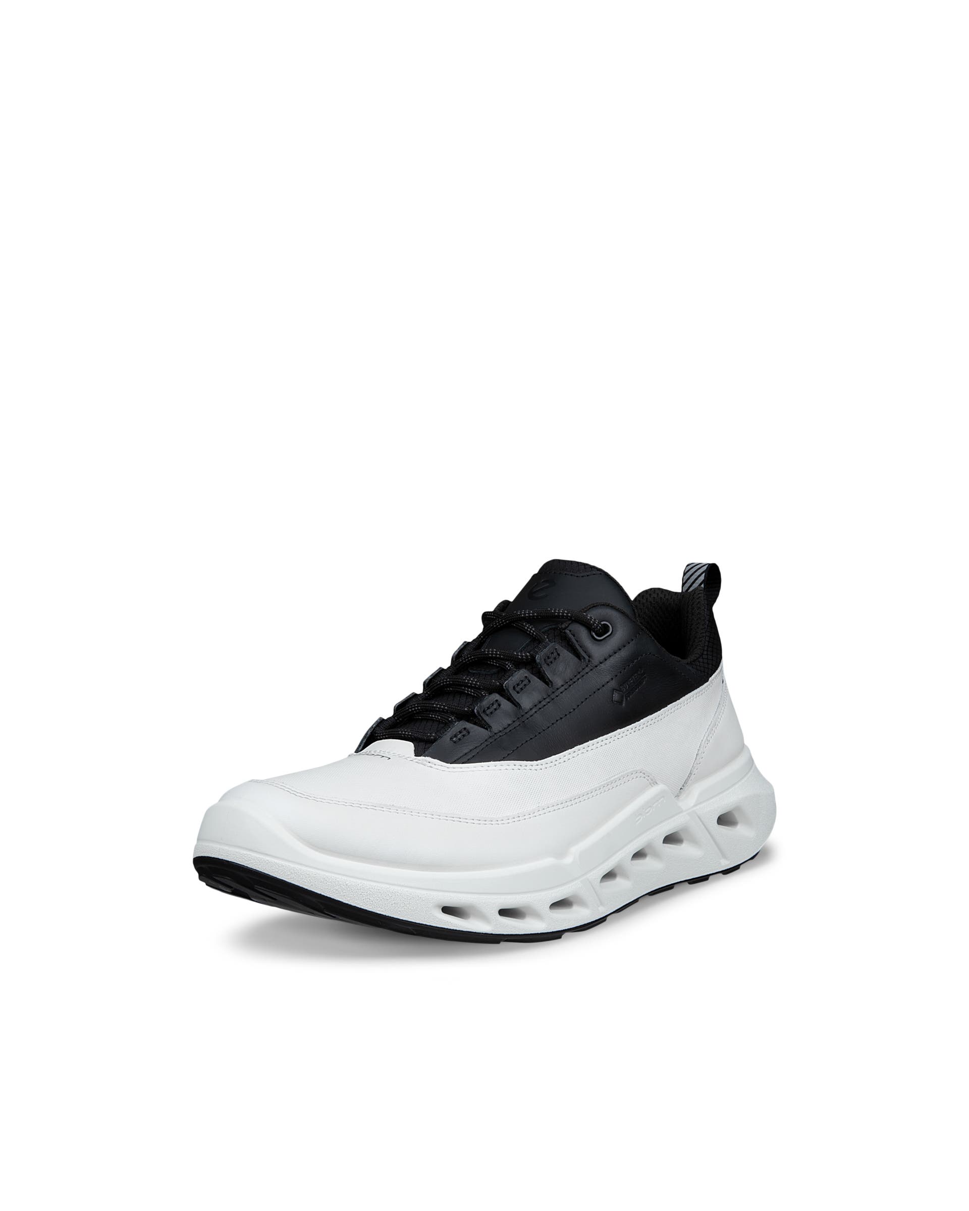 ECCO® BIOM 720 baskets de plein air en cuir Gore-Tex pour homme - Blanc - Main