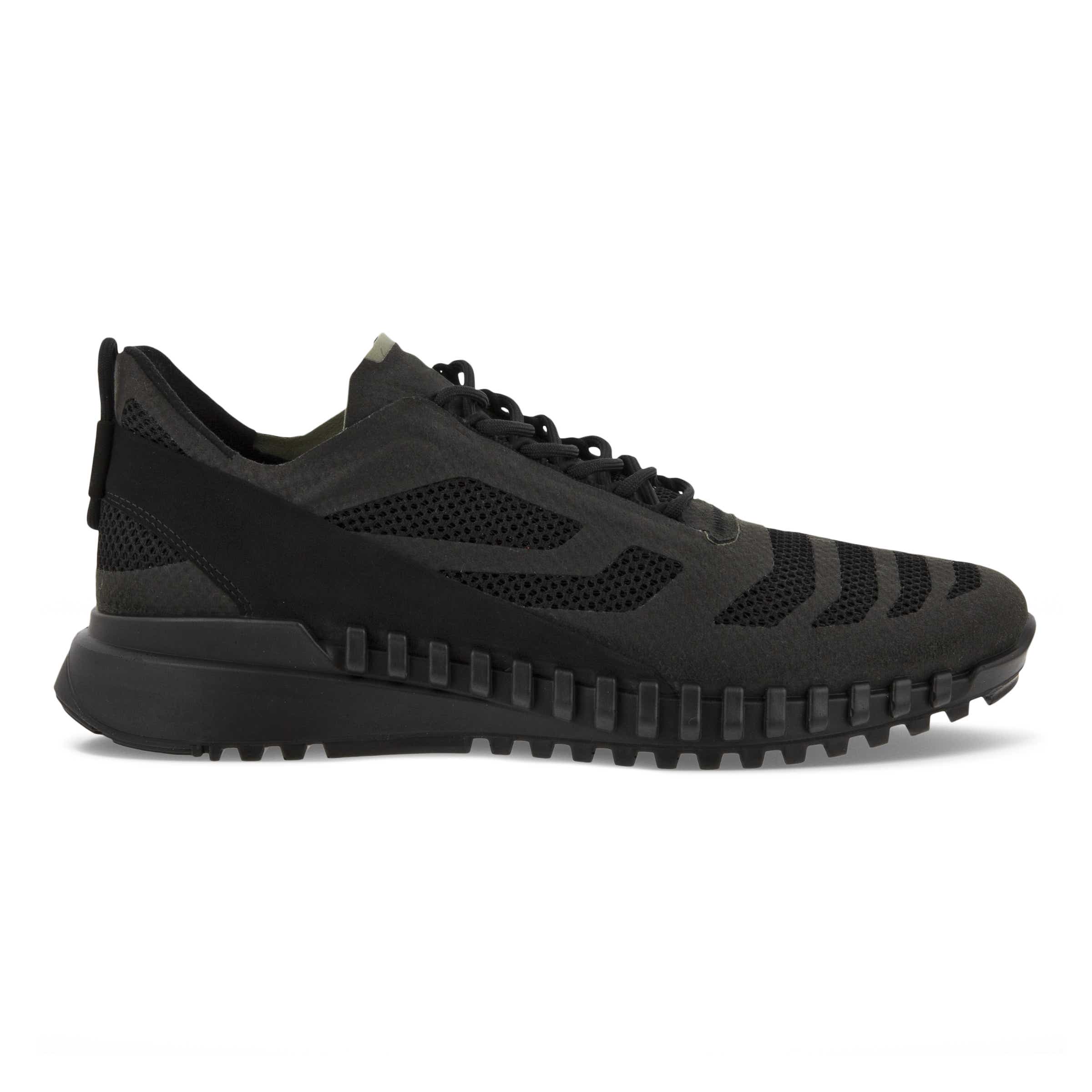 ECCO Zipflex メンズ アウトドアスニーカー | ブラック