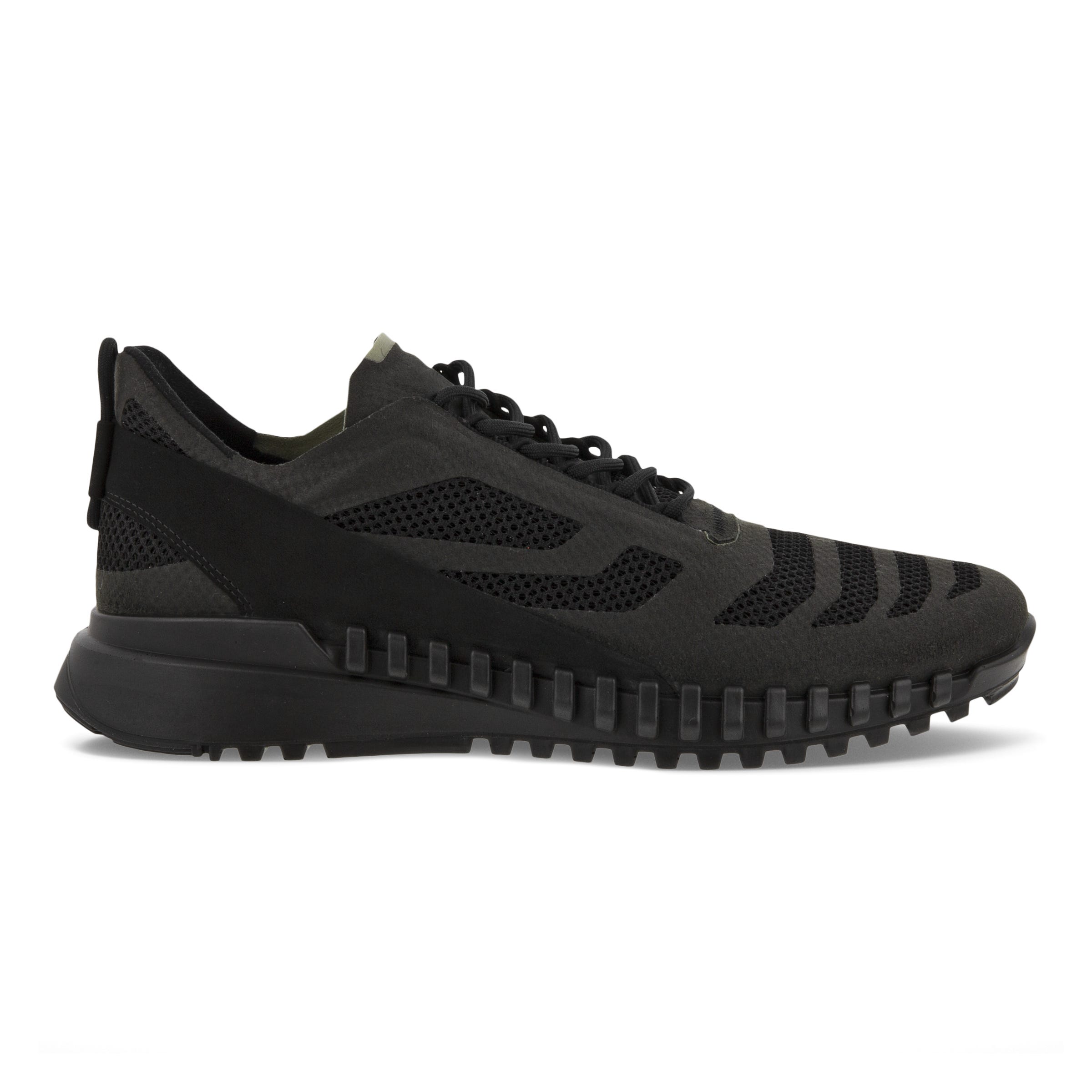 ECCO Zipflex メンズ アウトドアスニーカー | ブラック