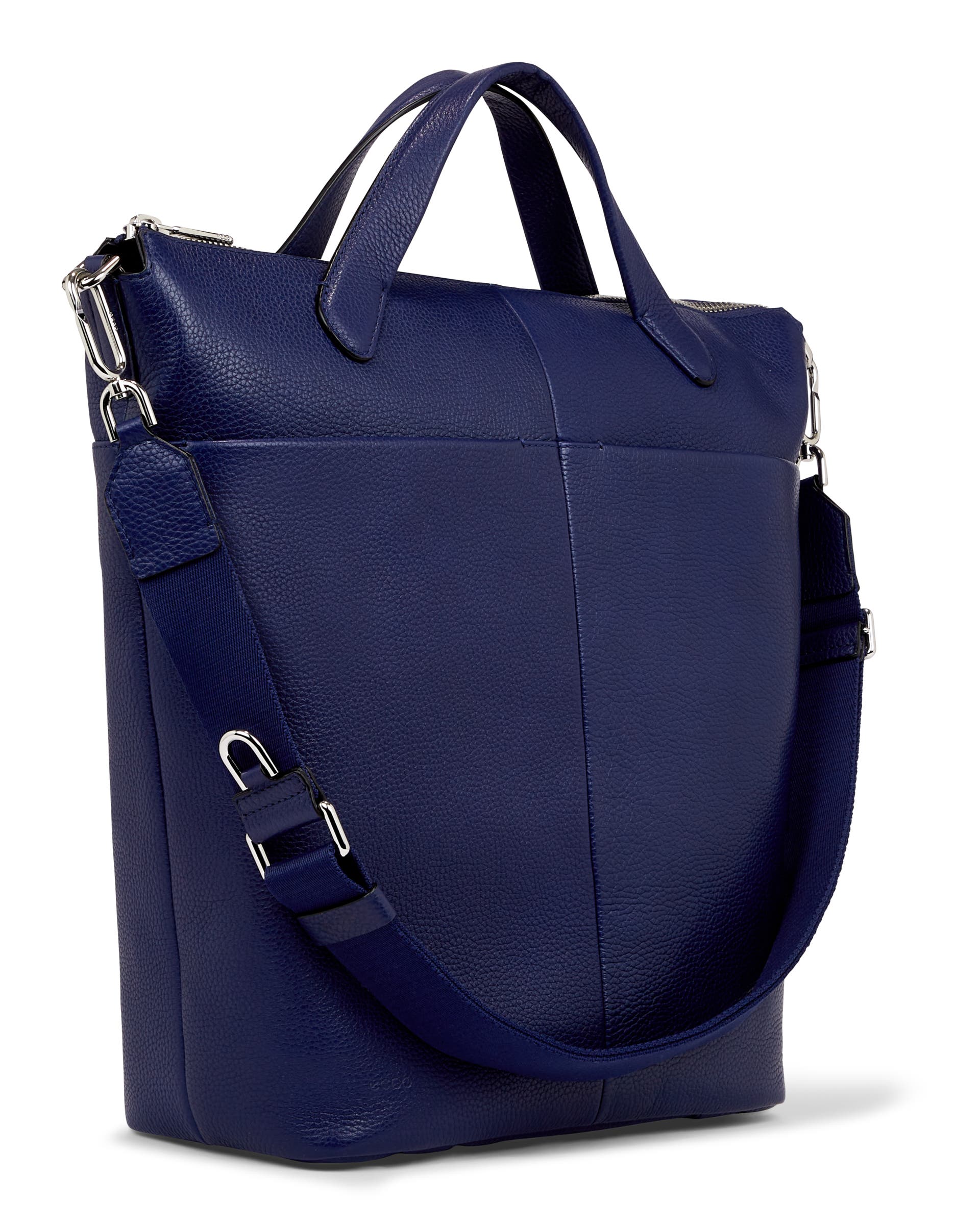ECCO Tote Large Pebbled レザートートバッグ - ブルー - Main