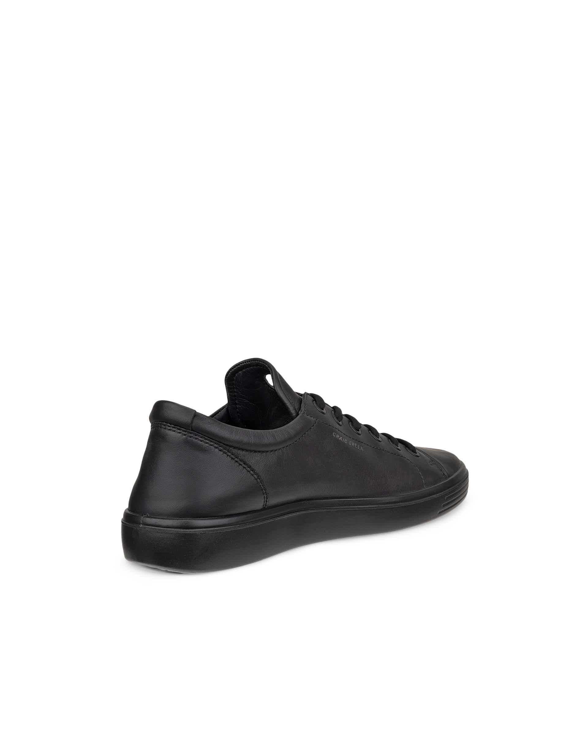 ECCO® SOFT CLASSIC sneakers i læder til damer - Sort - Back