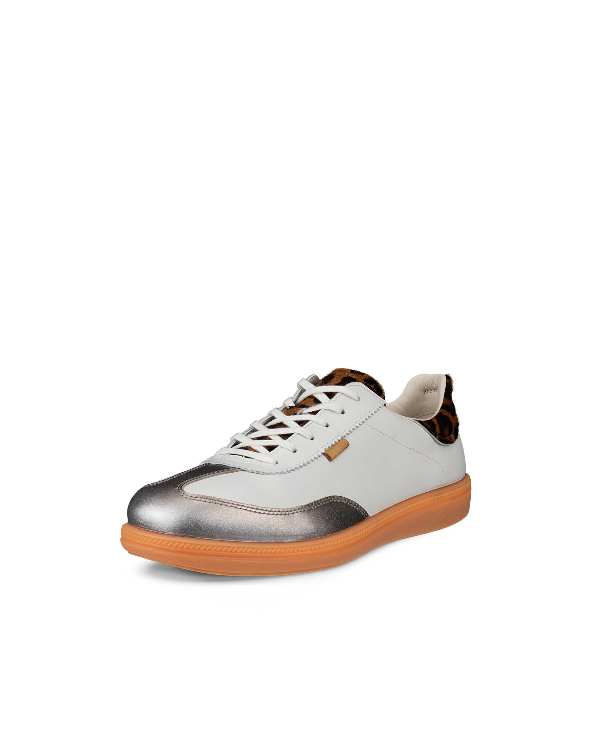 ECCO® SOFT 11 dames leren sneaker - Wit - Main