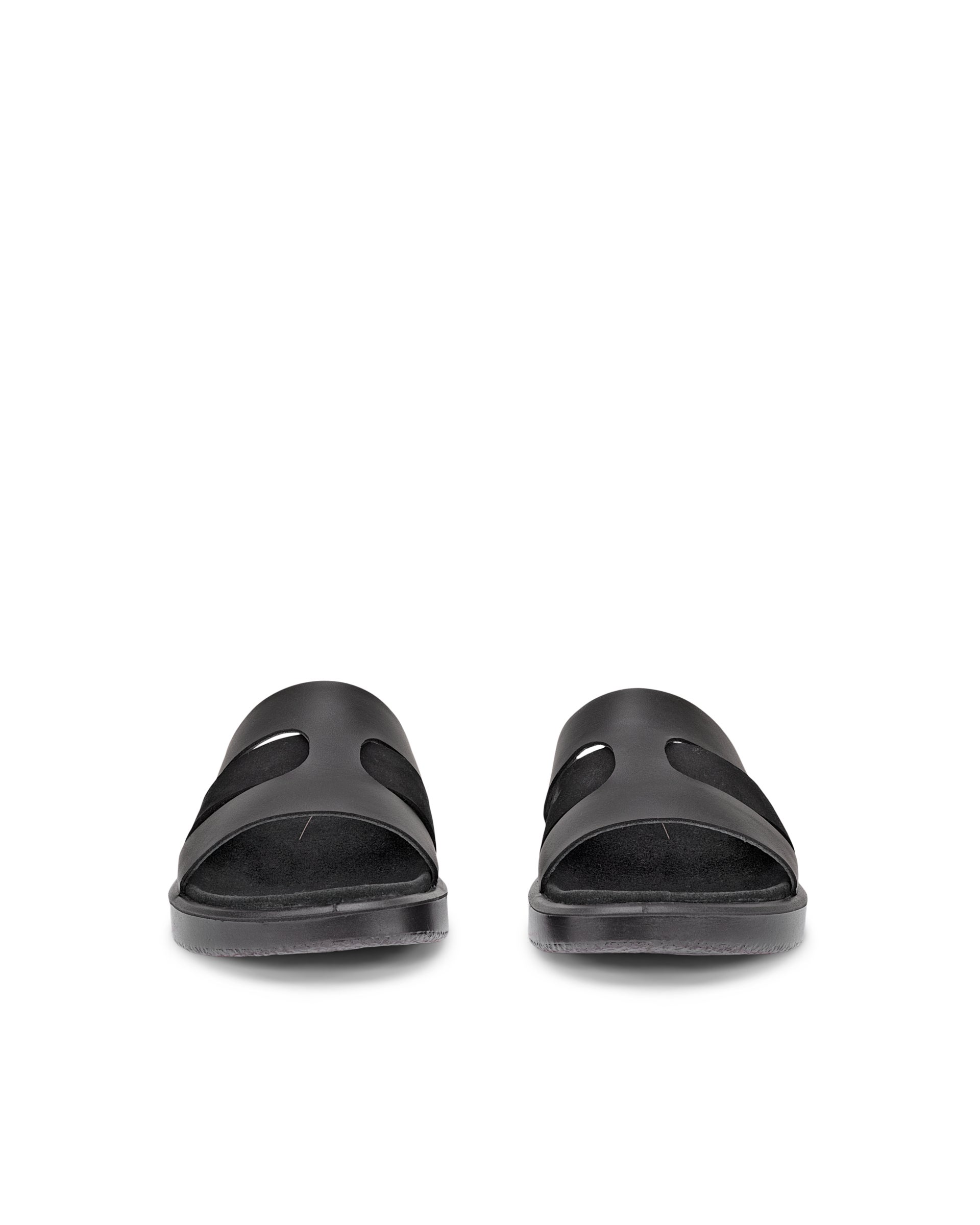 ECCO FLOWT WOMEN'S SLIDE - Black - Front pair