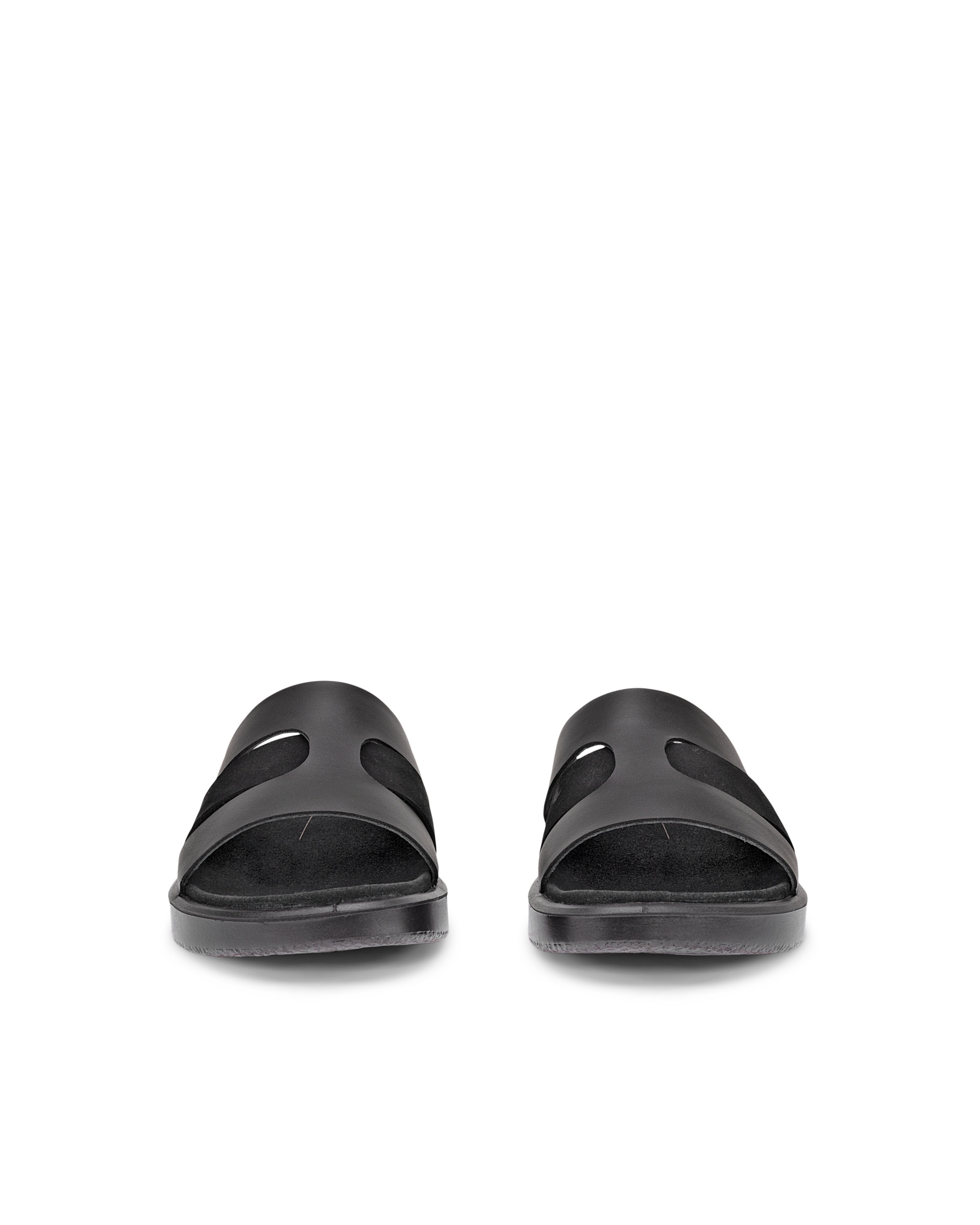 ECCO FLOWT WOMEN'S SLIDE - Black - Front pair