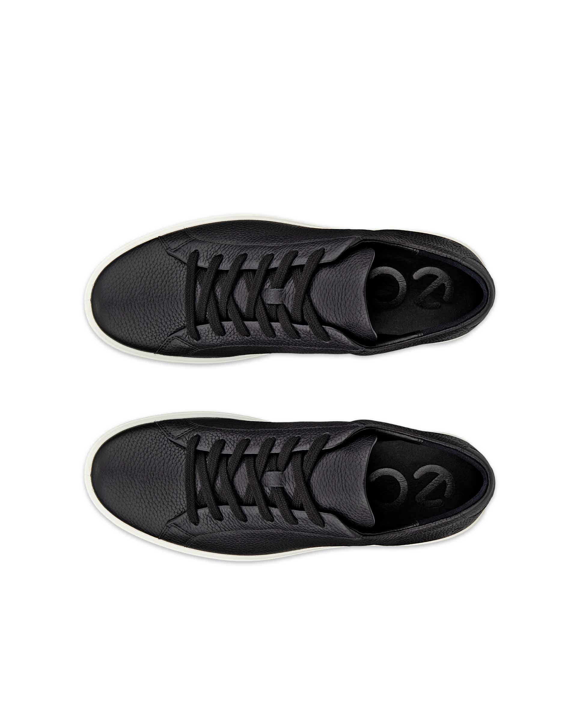 Ténis couro homem ECCO® Soft 60 - Preto - Top left pair