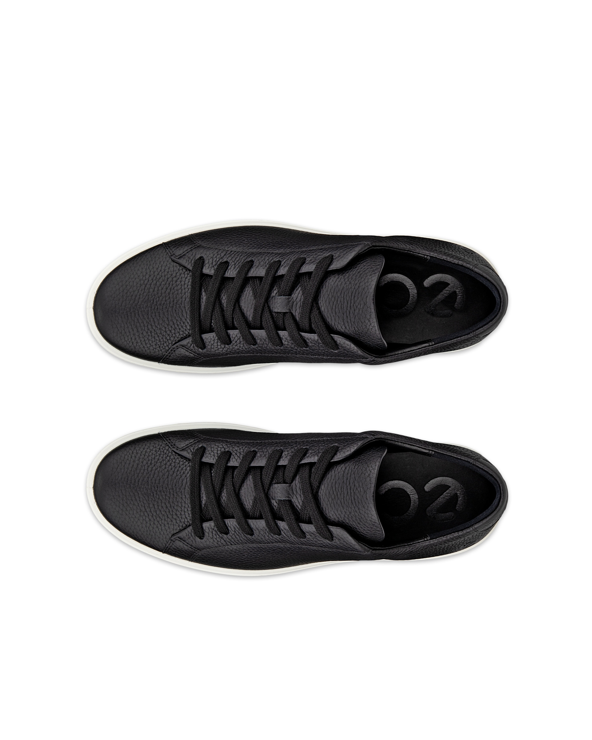 Ténis couro homem ECCO® Soft 60 - Preto - Top left pair