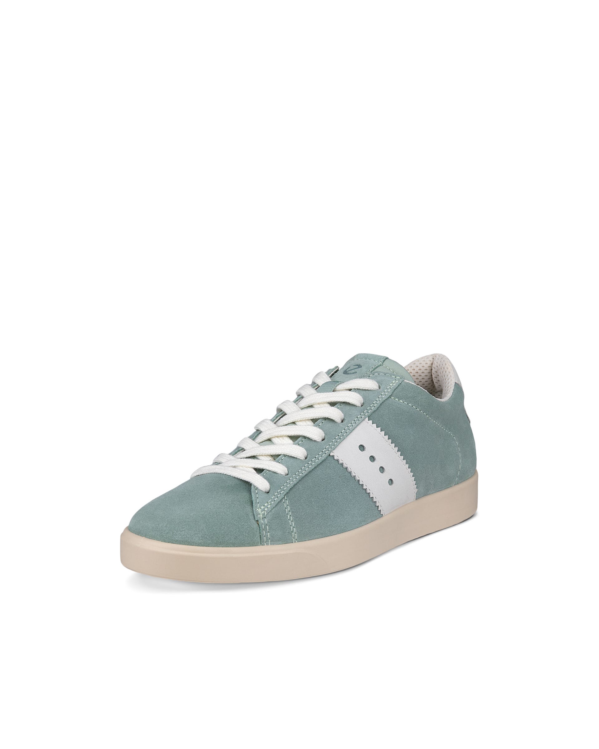 Women's ECCO® Street Lite Leather Sneaker - Green - Main