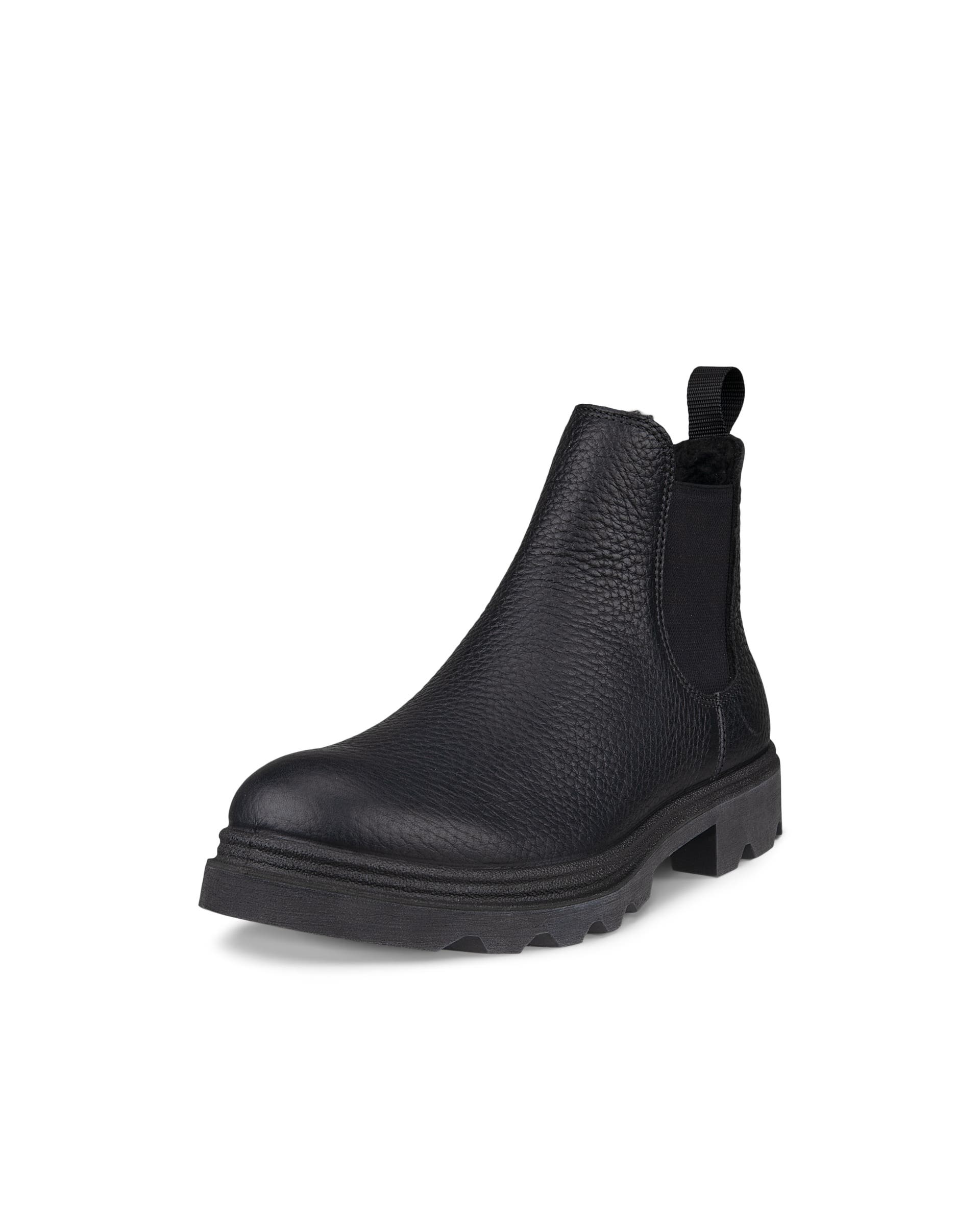 ECCO® Grainer odiniai „Chelsea“ stiliaus batai moterims - Juoda - Main