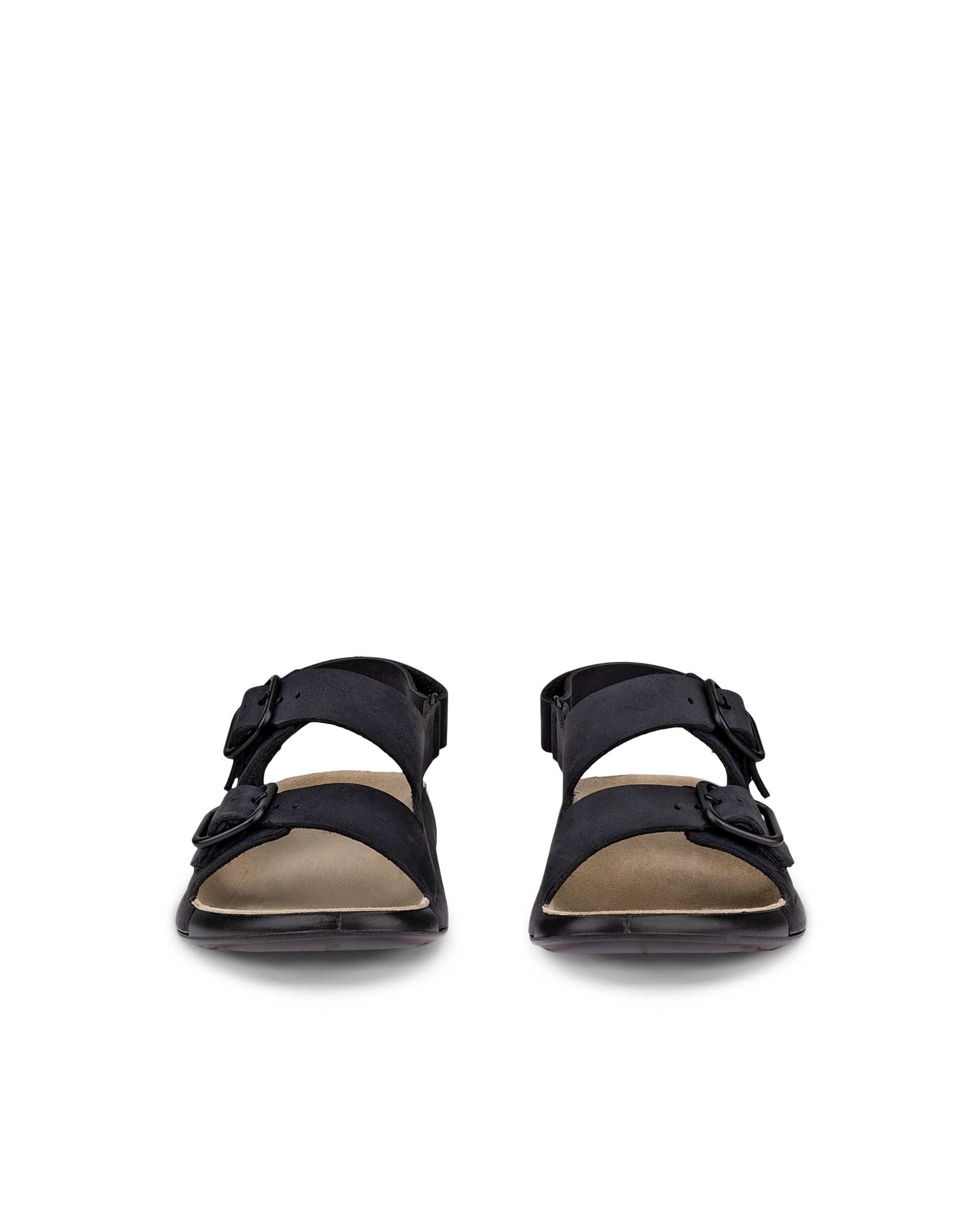 Dámské nubukové páskové sandály ECCO® Cozmo - Černá - Front pair