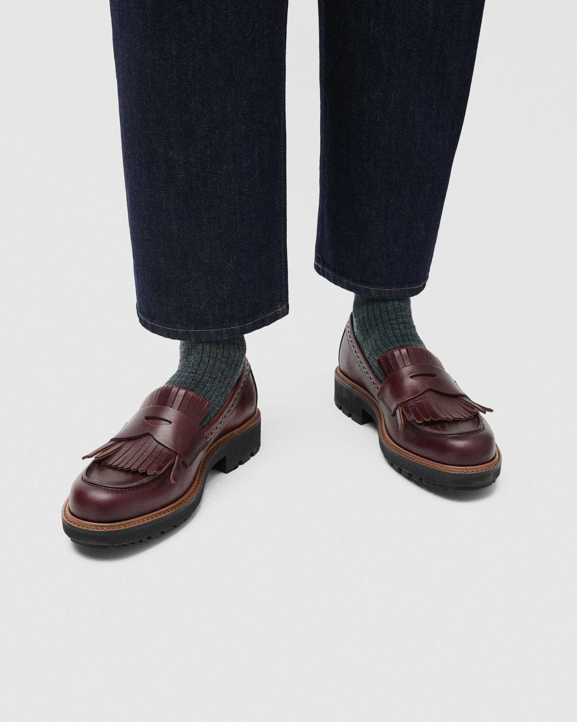 ECCO METROPOLE OSLO Women ウィメンズ レザーローファー | レッド ECCO METROPOLE OSLO Women ウィメンズ レザーローファー | レッド