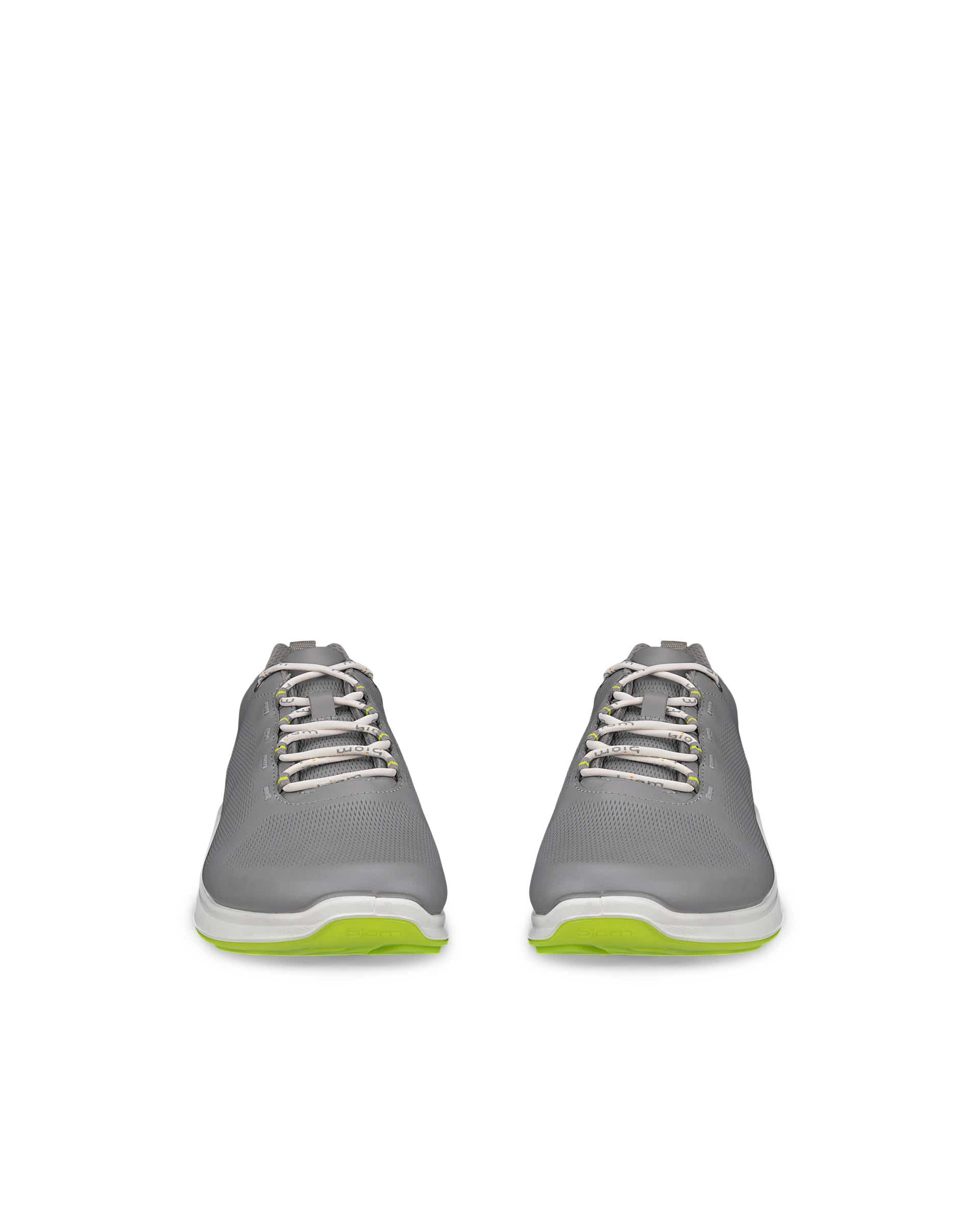 ECCO® BIOM FJUEL baskets en cuir pour homme - Gris - Front pair