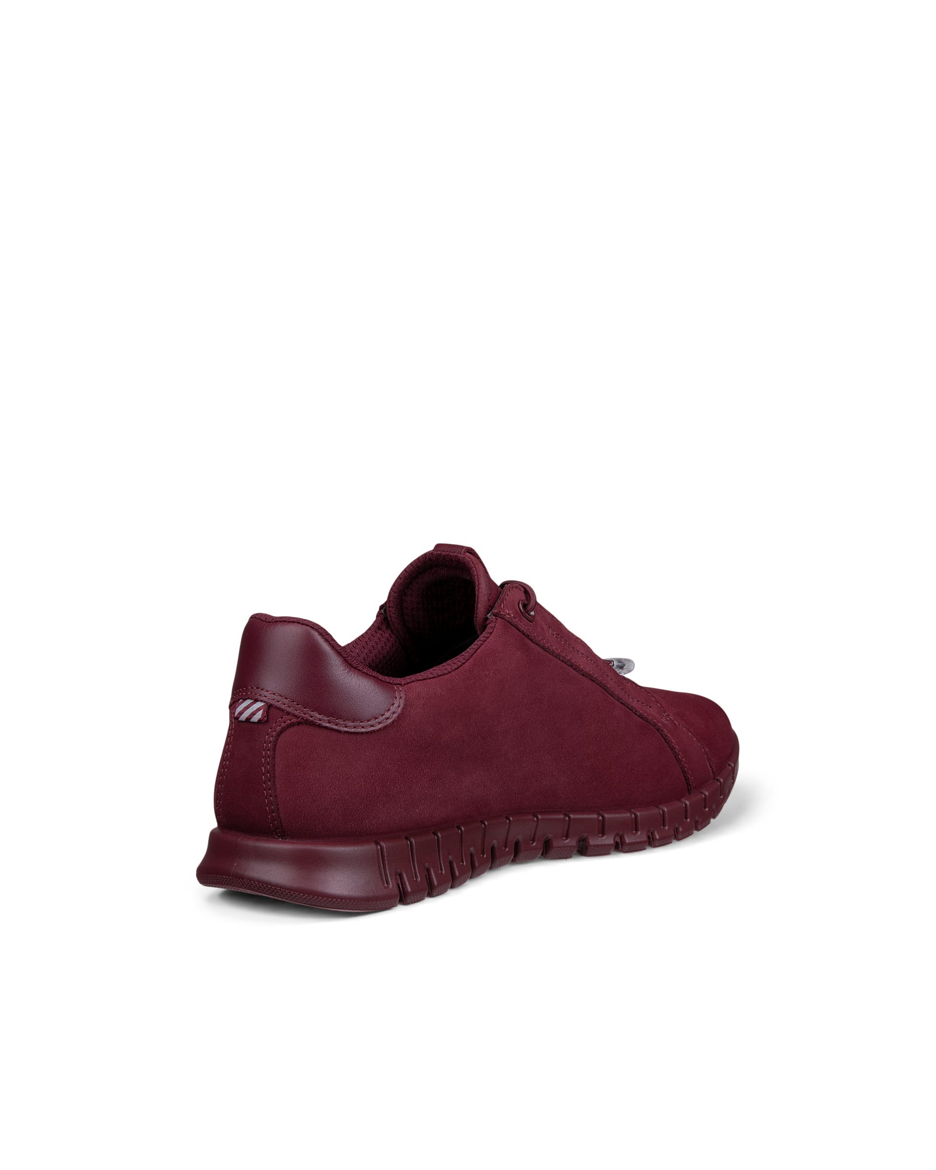 Women's ECCO® GRUUV LITE Nubuck Sneaker - Red - Outside