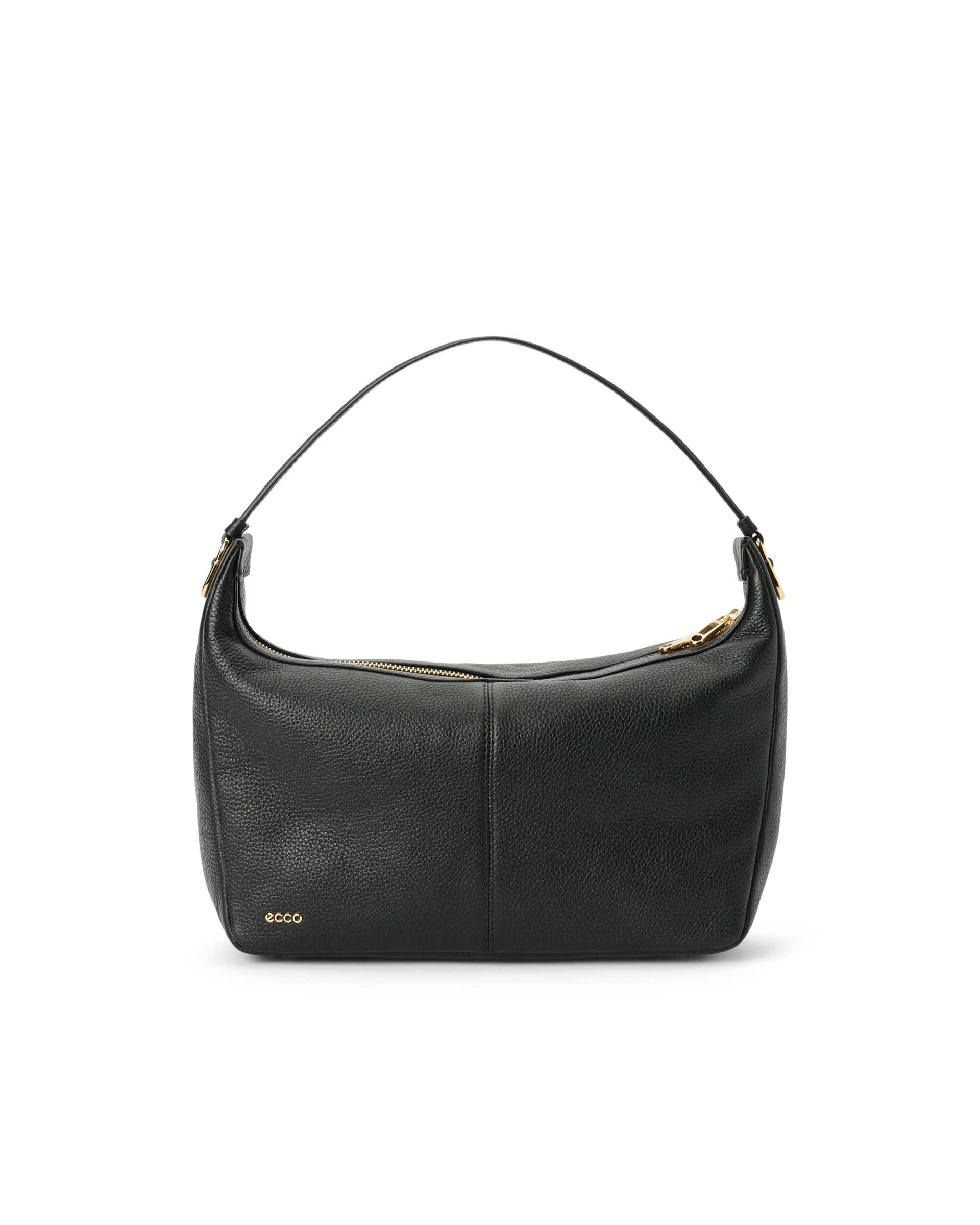 ECCO® Hobo leren hobotas - Zwart - Main