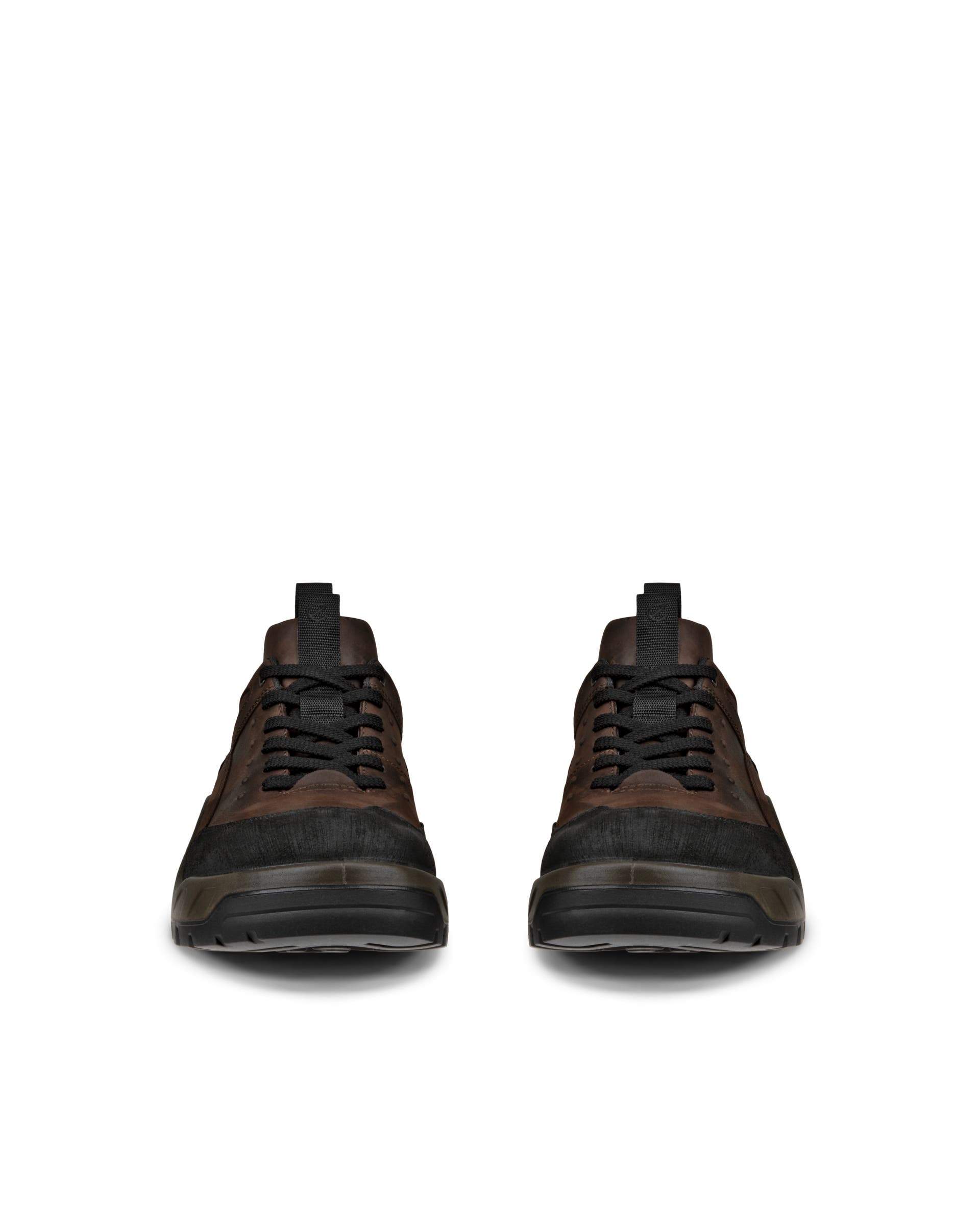 ECCO® Offroad Heren waterdichte sneakers in nubuck - Bruin - Front pair