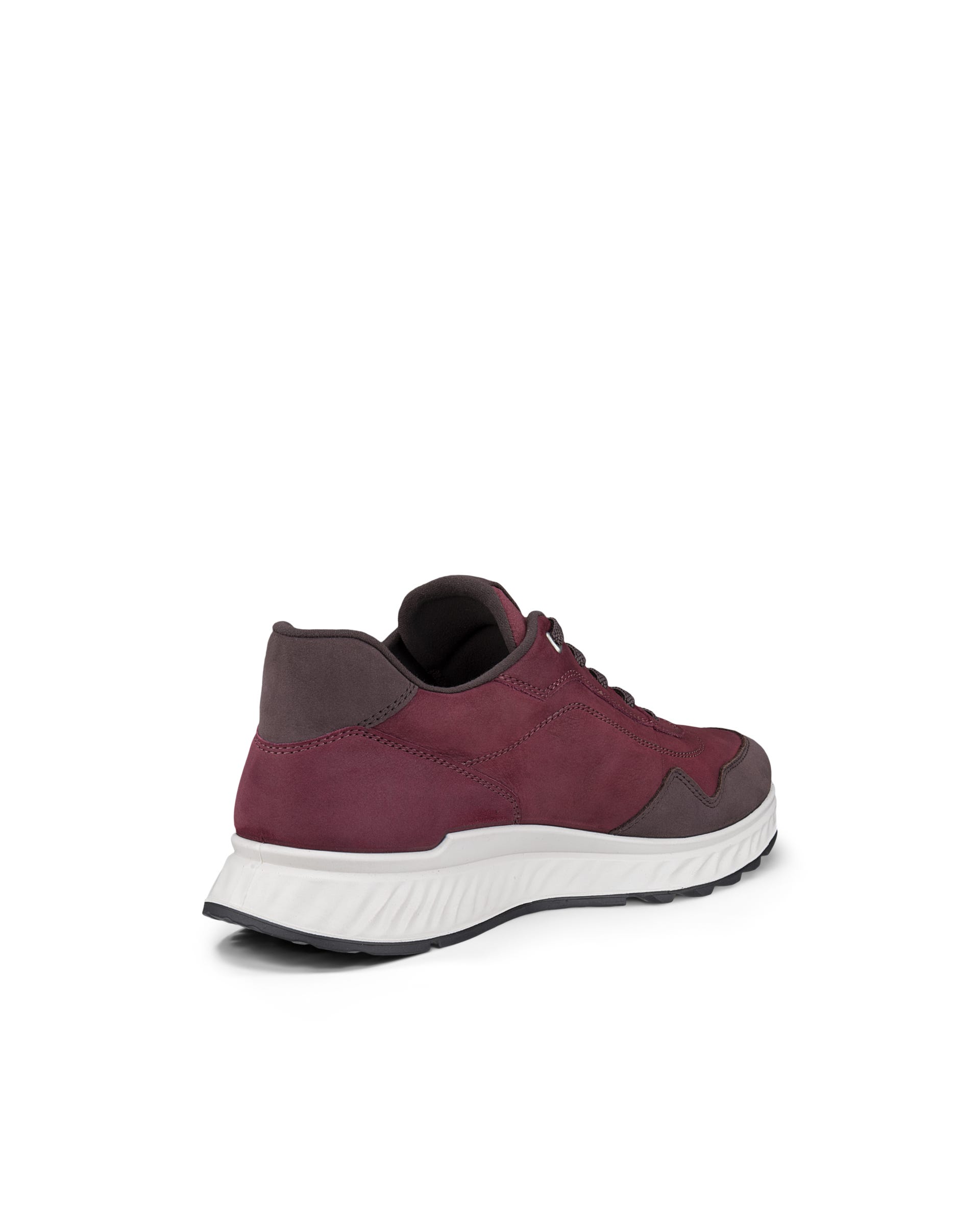 ECCO® EXOSTRIDE Damen Sneaker aus Nubukleder - Rot - Back