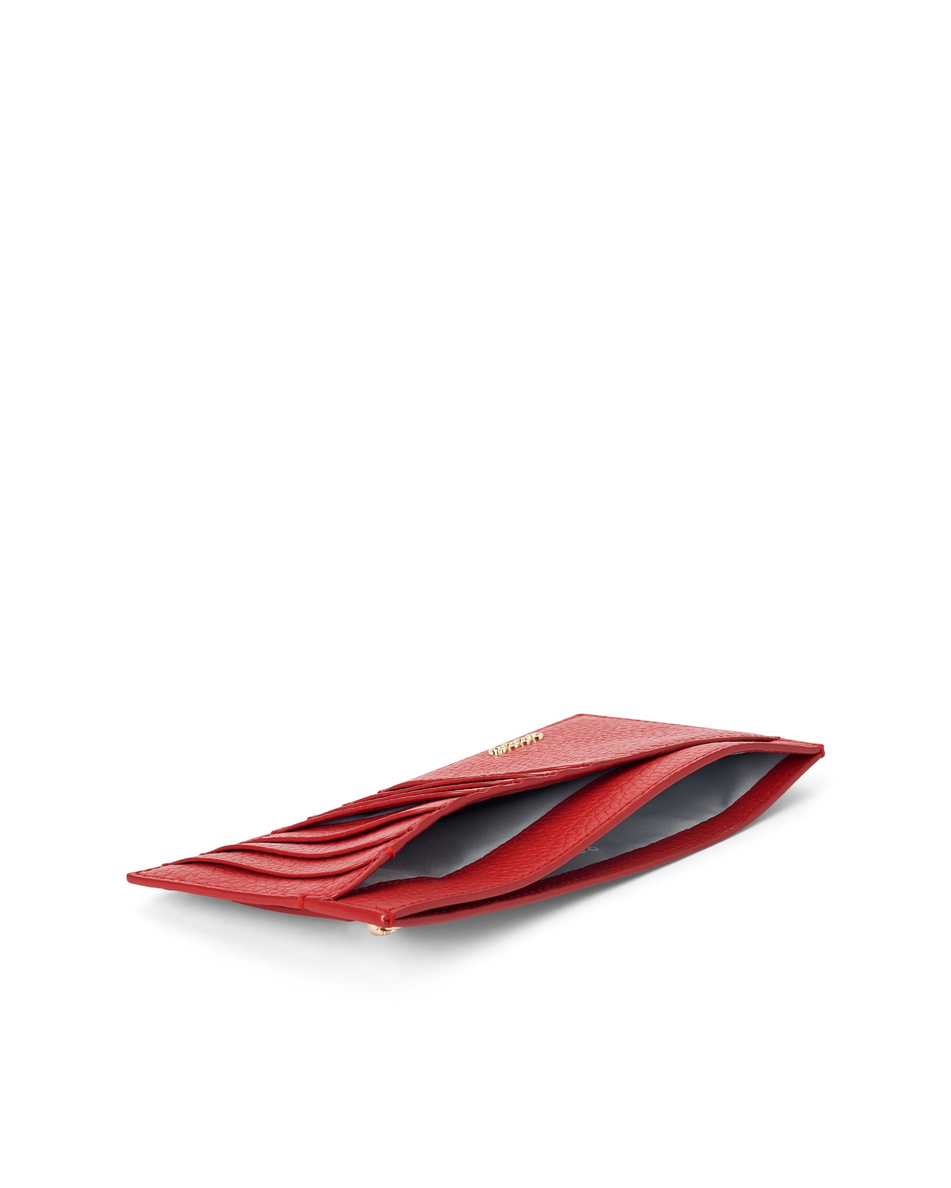 Étui à cartes en cuir ECCO® WALLET pour femmes - Rouge - Main