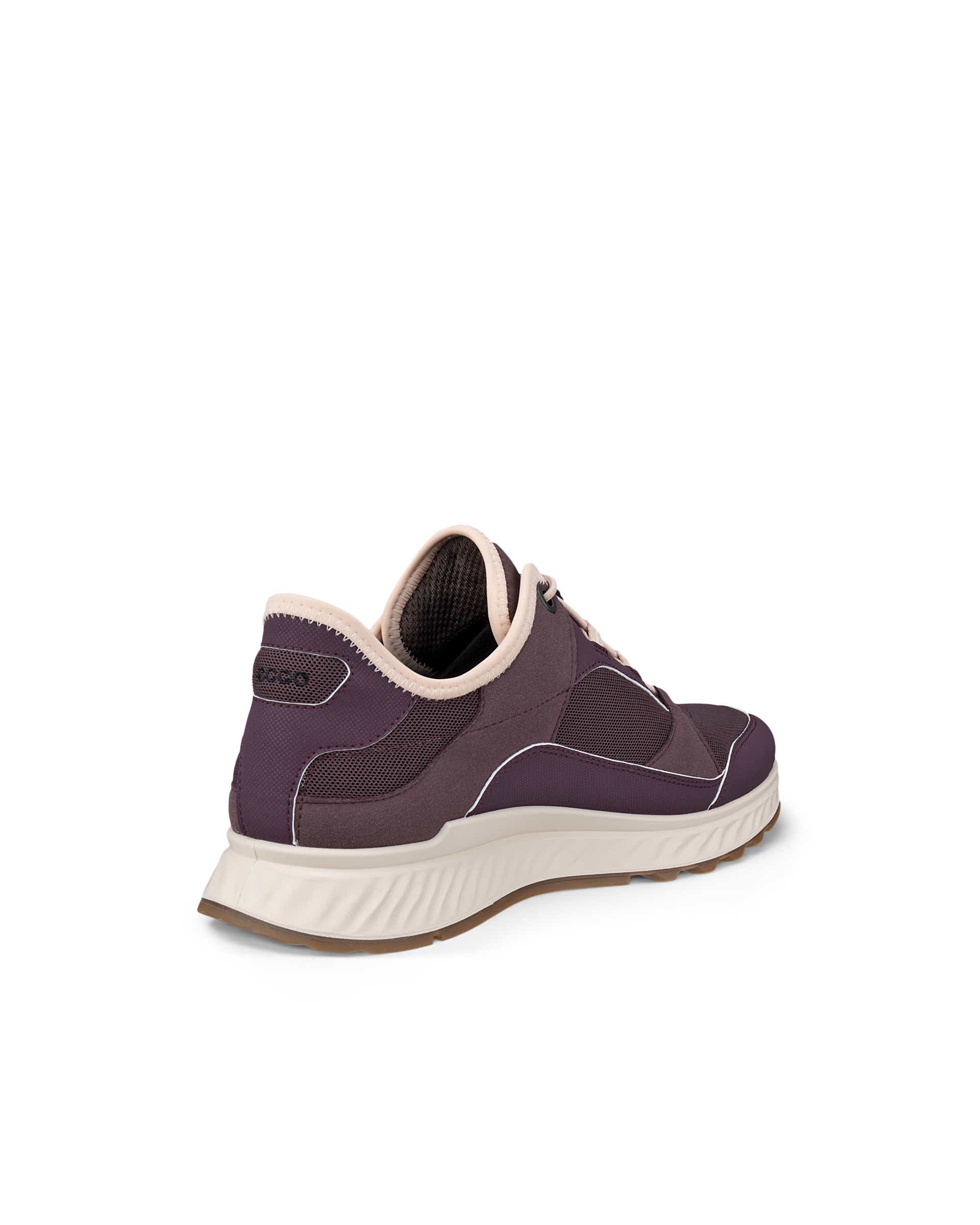 Women's ECCO® EXOSTRIDE Textile Gore-Tex Outdoor Trainer - Purple - Back