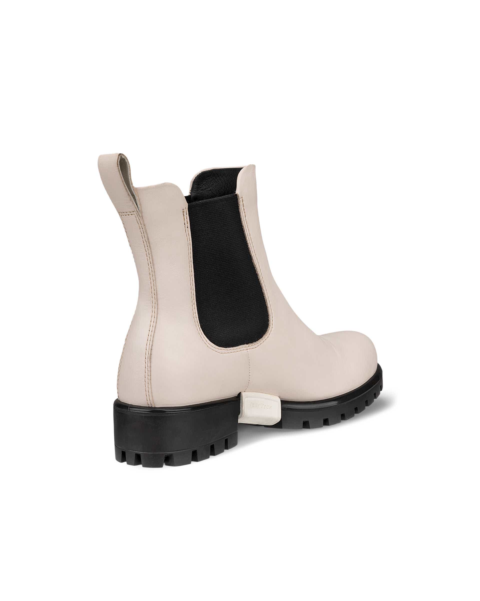 ECCO® Modtray Damen Chelsea Boot aus Leder - Beige - Back