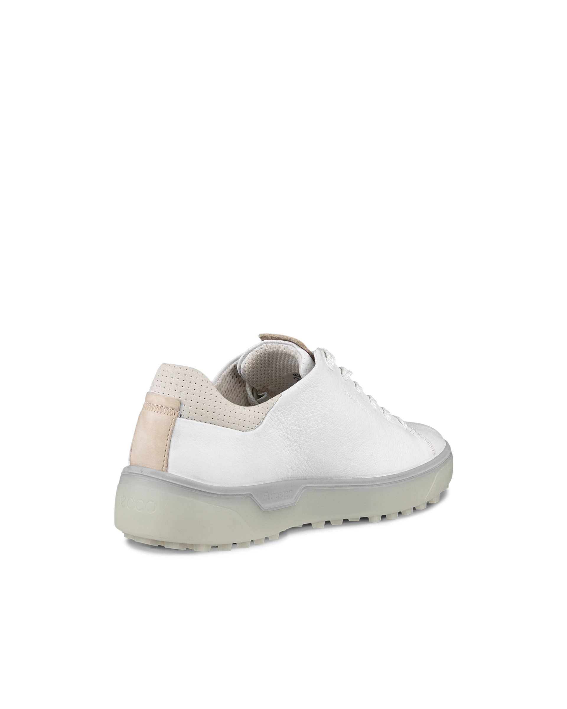 Women's ECCO® Golf Tray Leather Golf Shoe | White