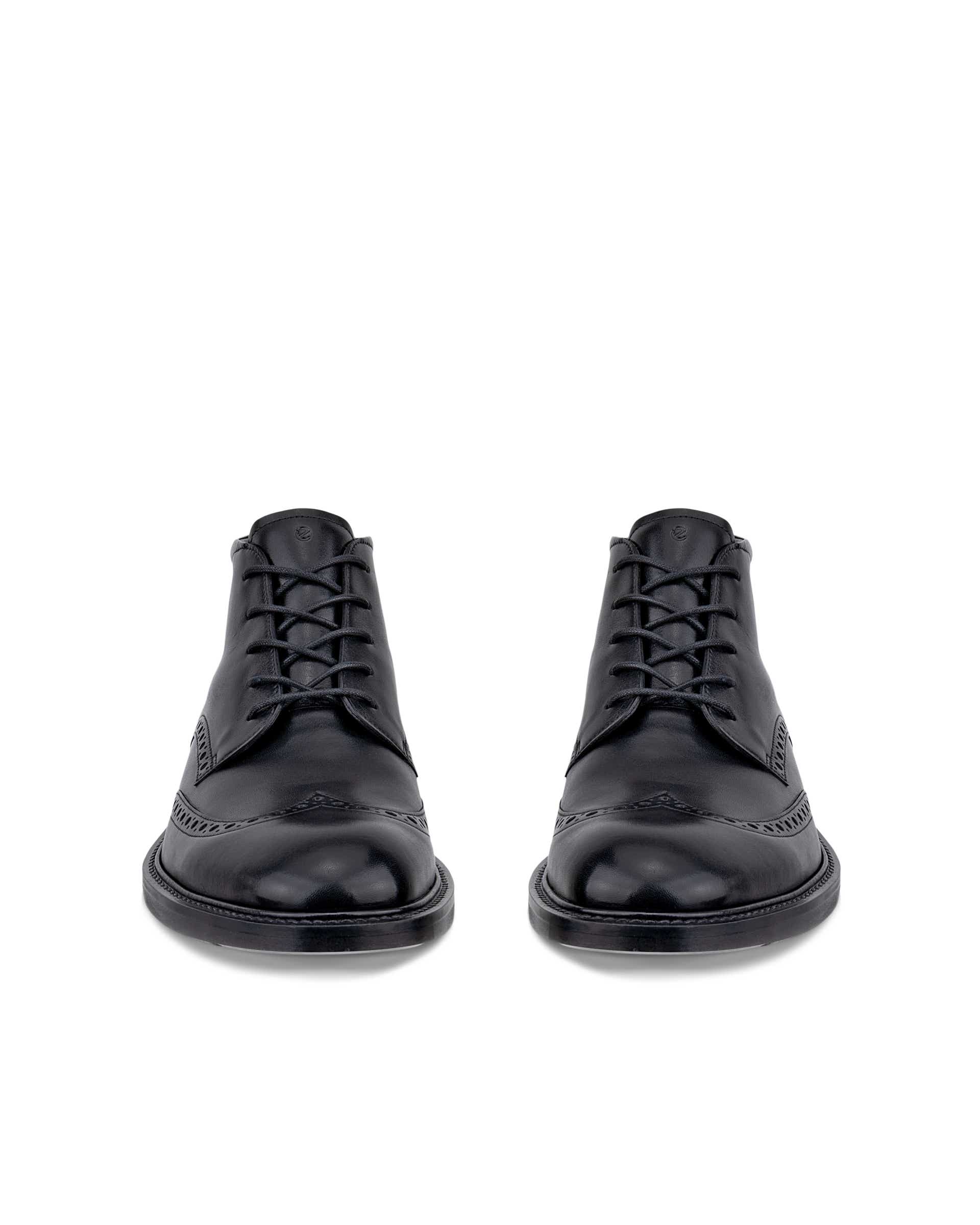 ECCO® METROPOLE PRAGUE Herren Ankle Boot aus Leder - Schwarz - Front pair
