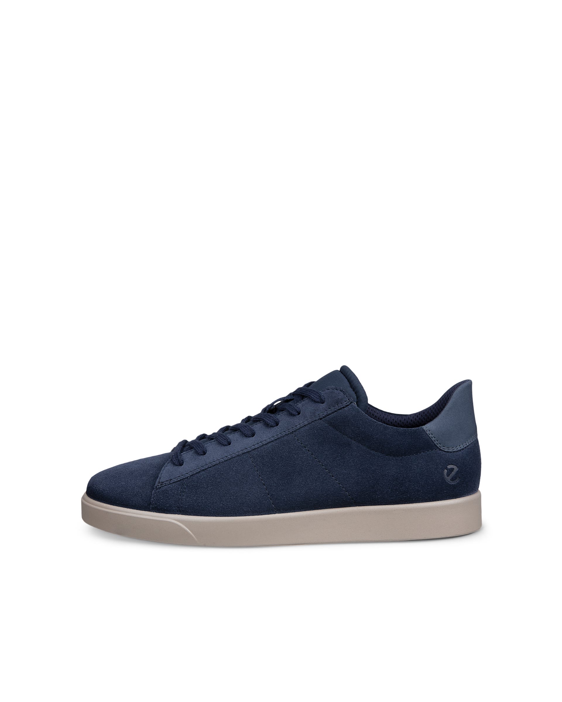 ECCO® STREET LITE herre sneakers skinn - Blå - Outside