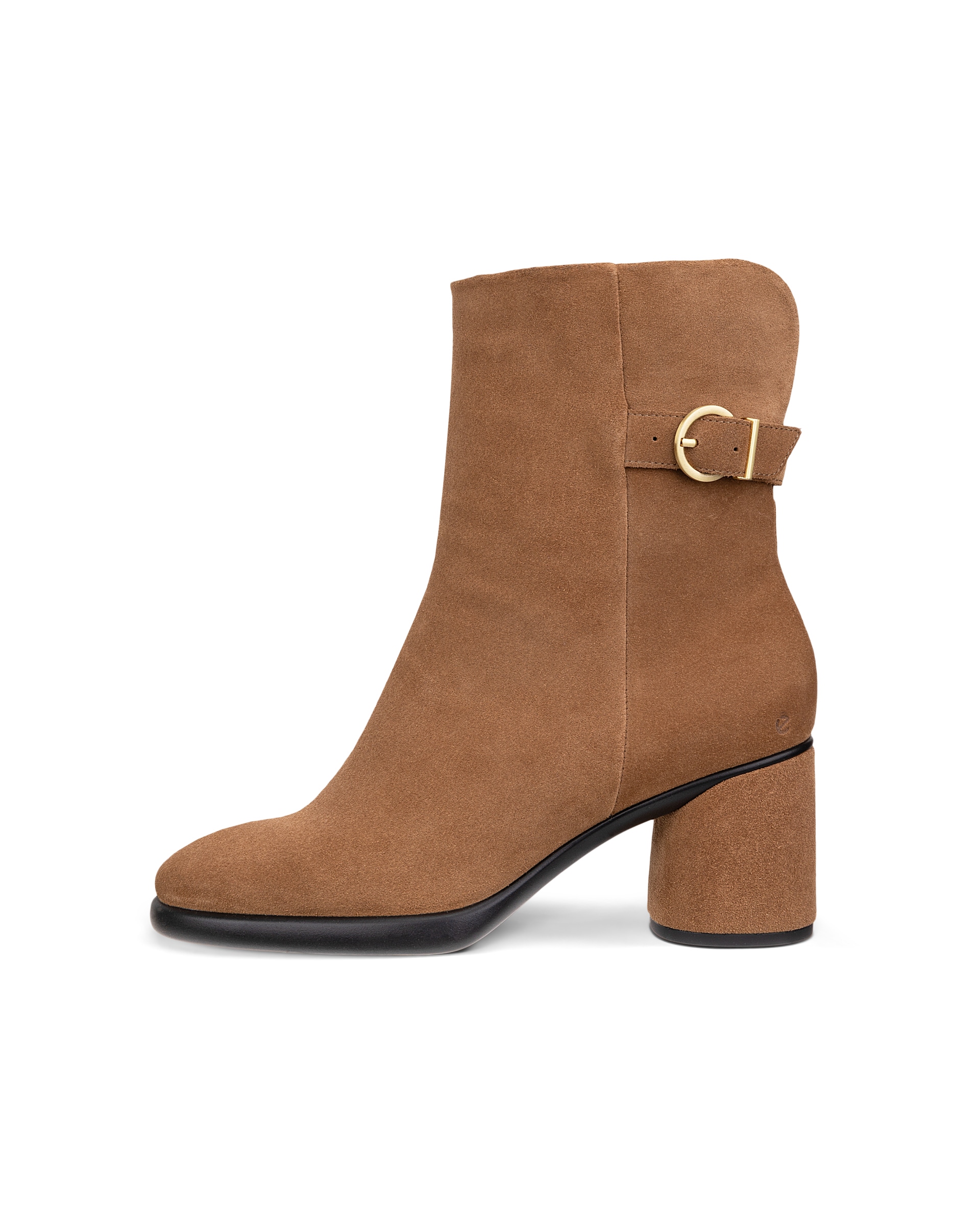 Botte mi-haute en cuir ECCO® Sculpted 55 pour femme - Brun - Outside